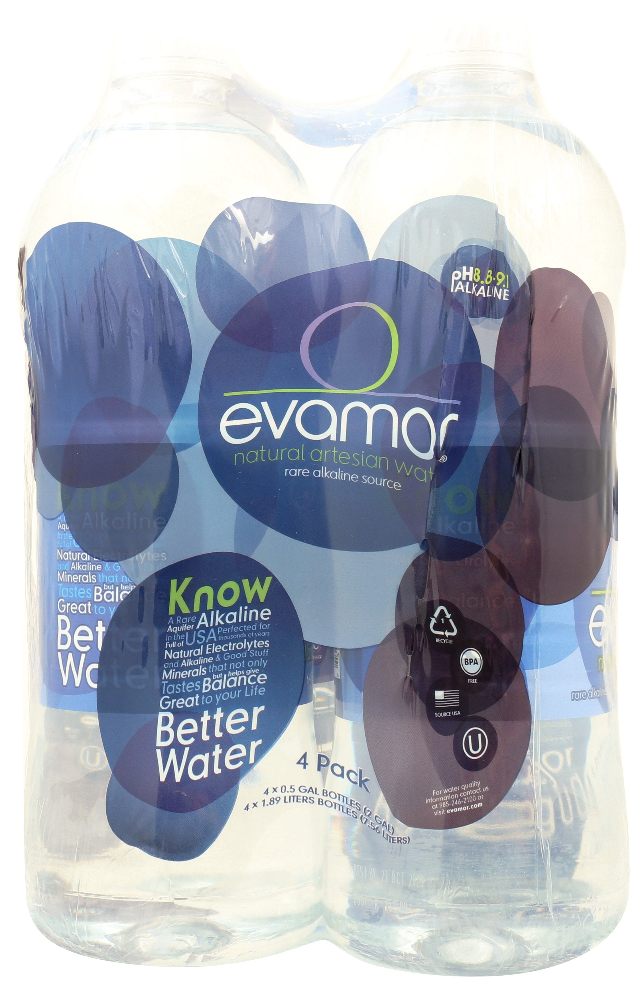 EVAMOR WATER ARTESIAN 4PK - Case of 2