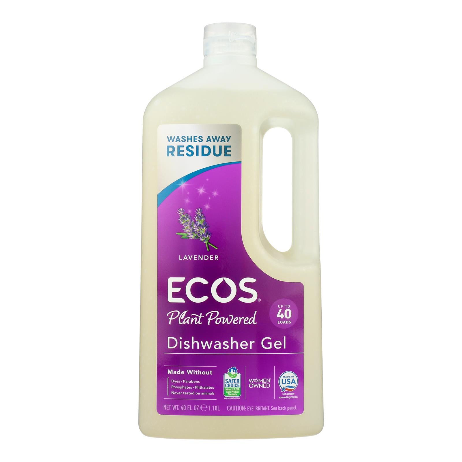 Earth Friendly Automatic Dishwasher Gel - Case Of 8 - 40 Fl Oz
