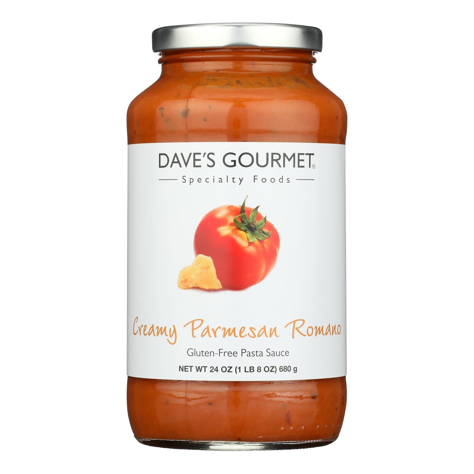 Dave's Gourmet - Pasta Sce Crmy Parm Romno - CS of 6-24 OZ