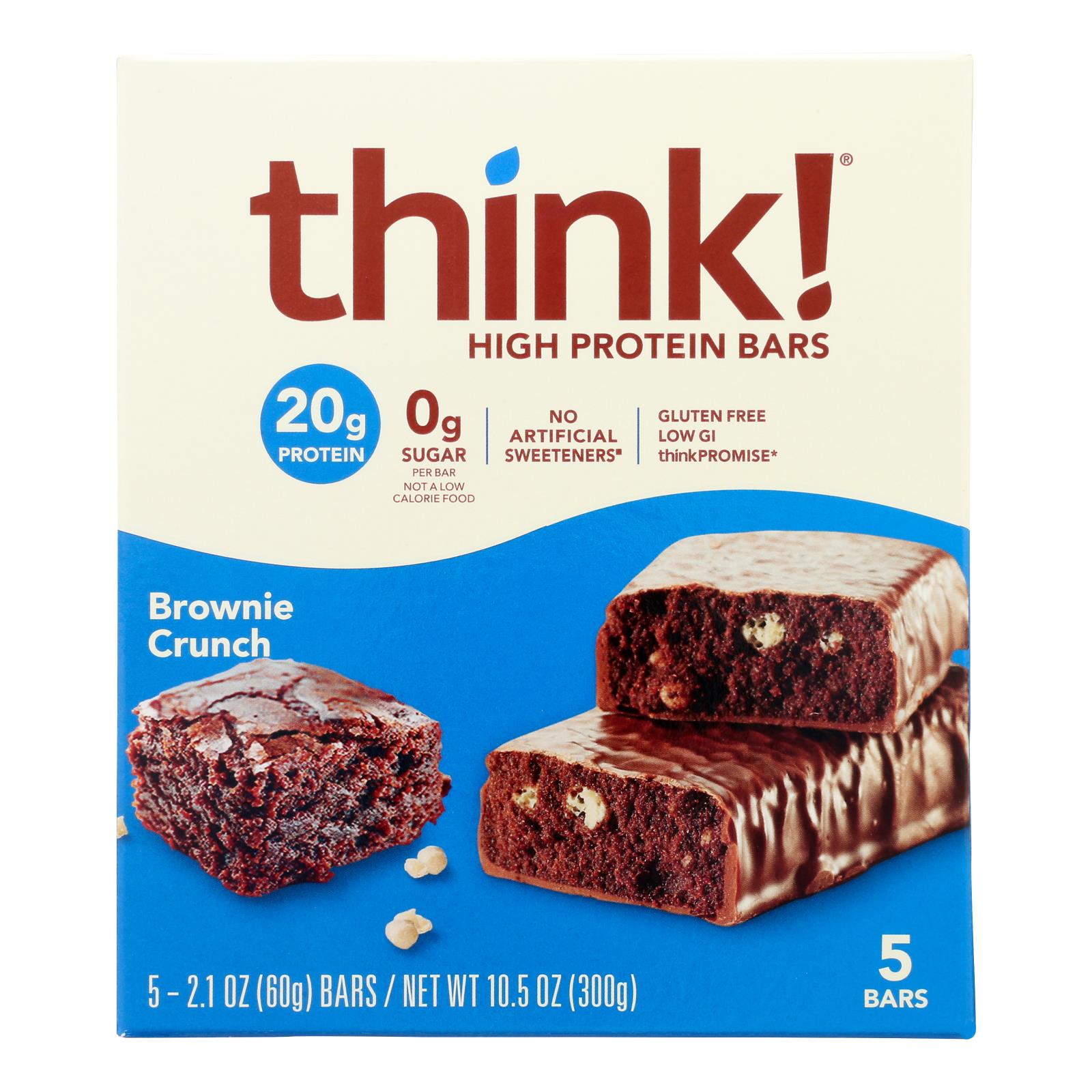 Think! - Bar Hi Prot Brownie Crnch - CS of 6-5/2.1 OZ