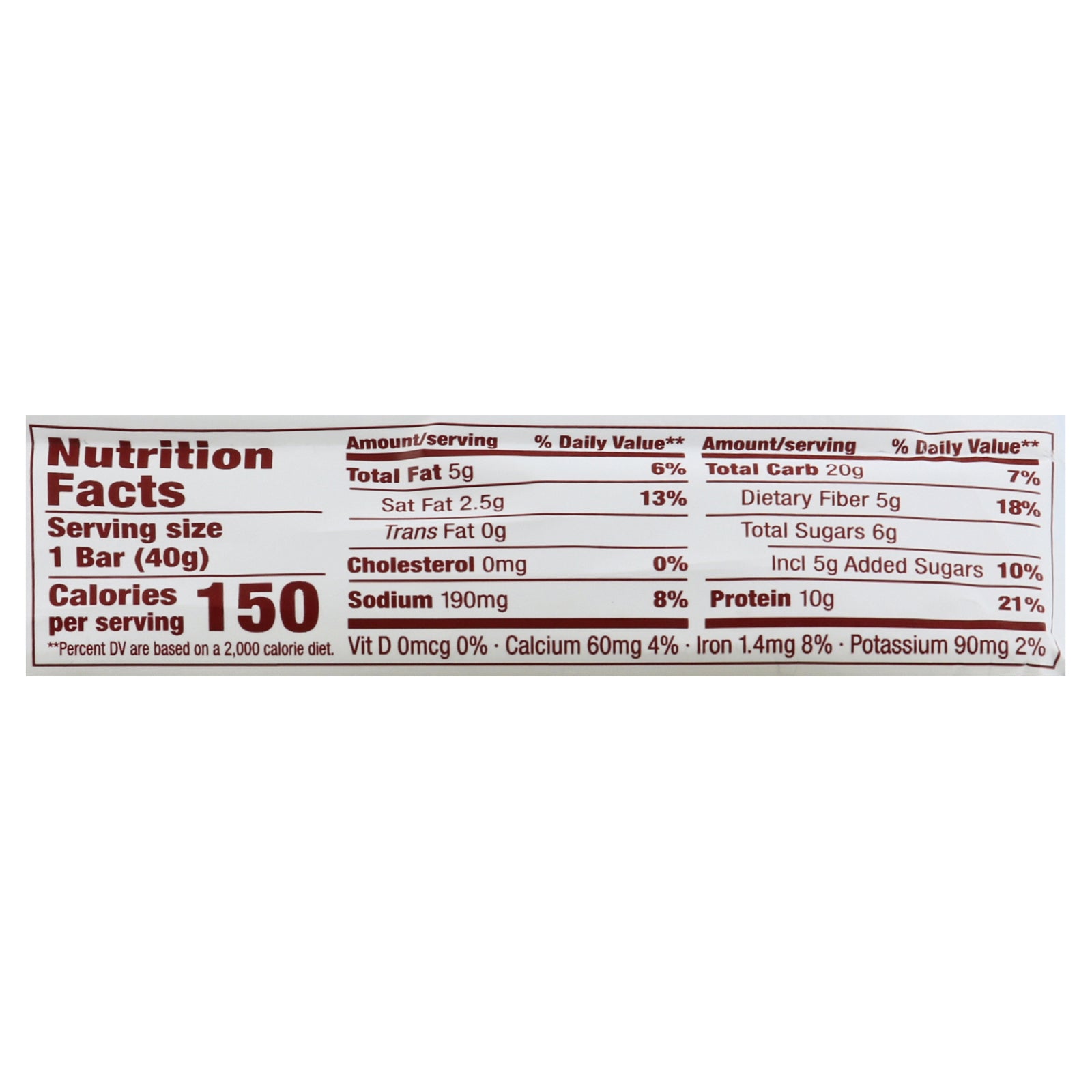 Think! - Bar Prtn/150 Cl Chocolate Chip - Case Of 10-1.41 Oz