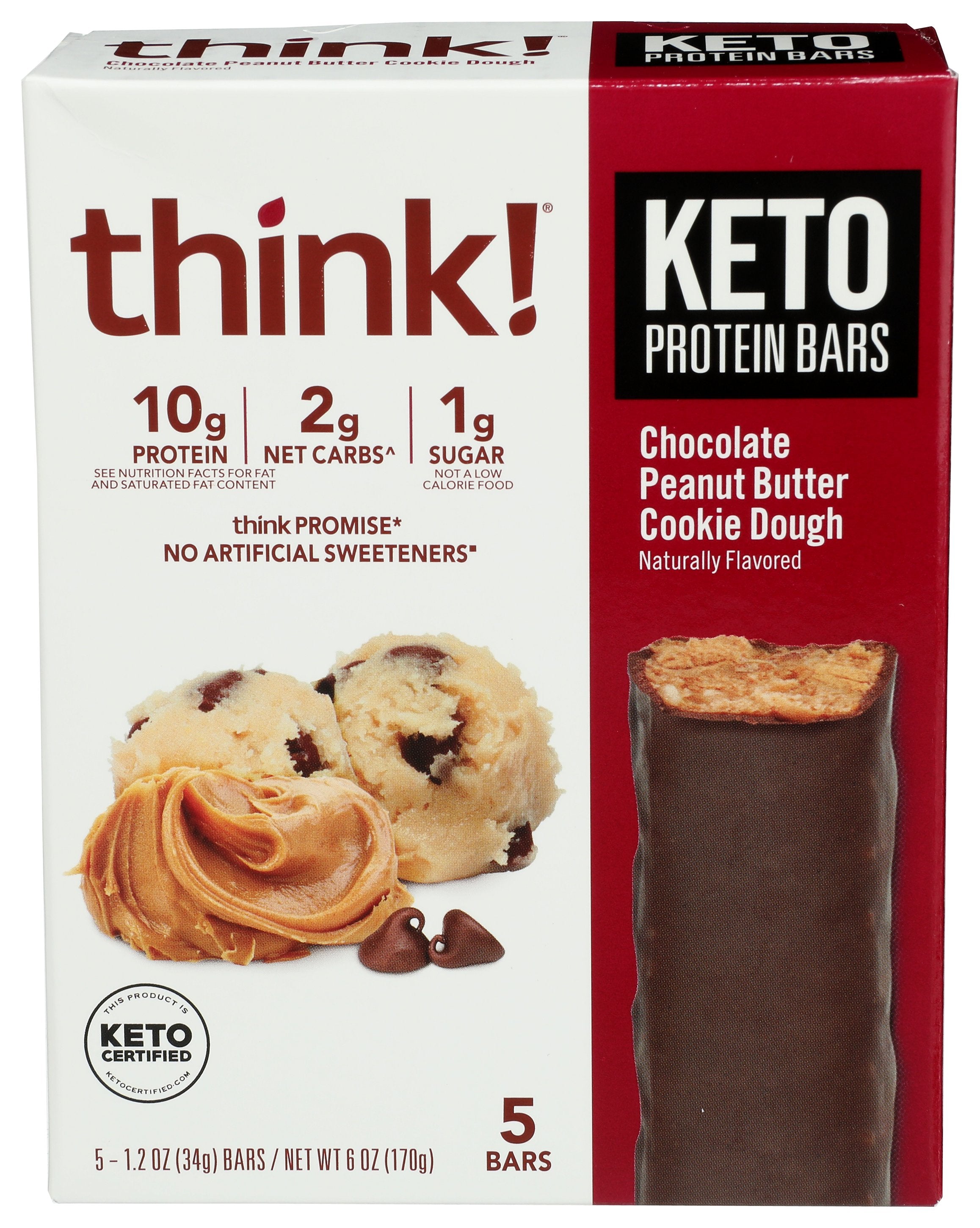 THINK! BAR CHO PNT BTR CKE 5PC - Case of 6