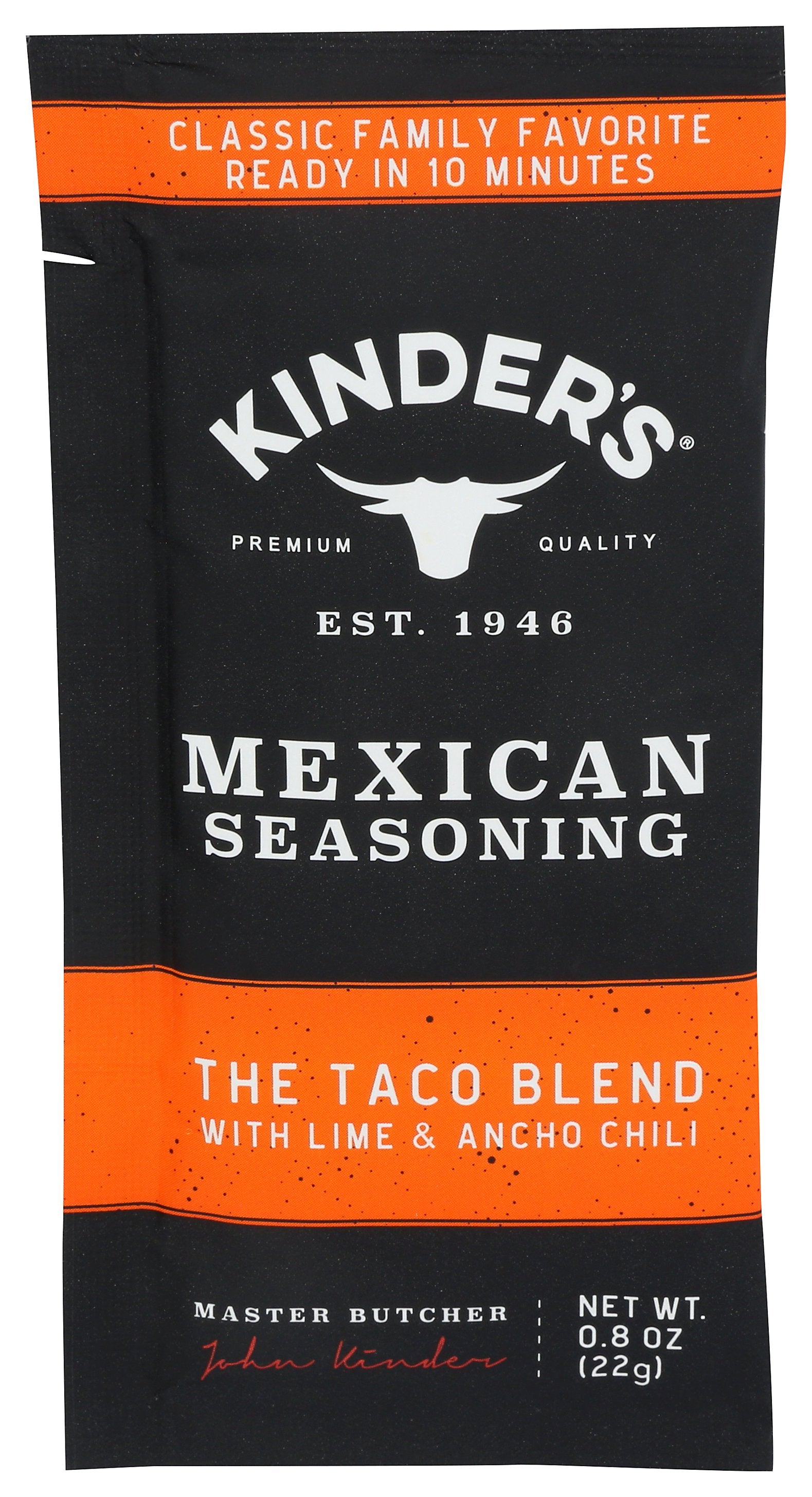 KINDERS SEASONING TACO BLEND - Case of 15