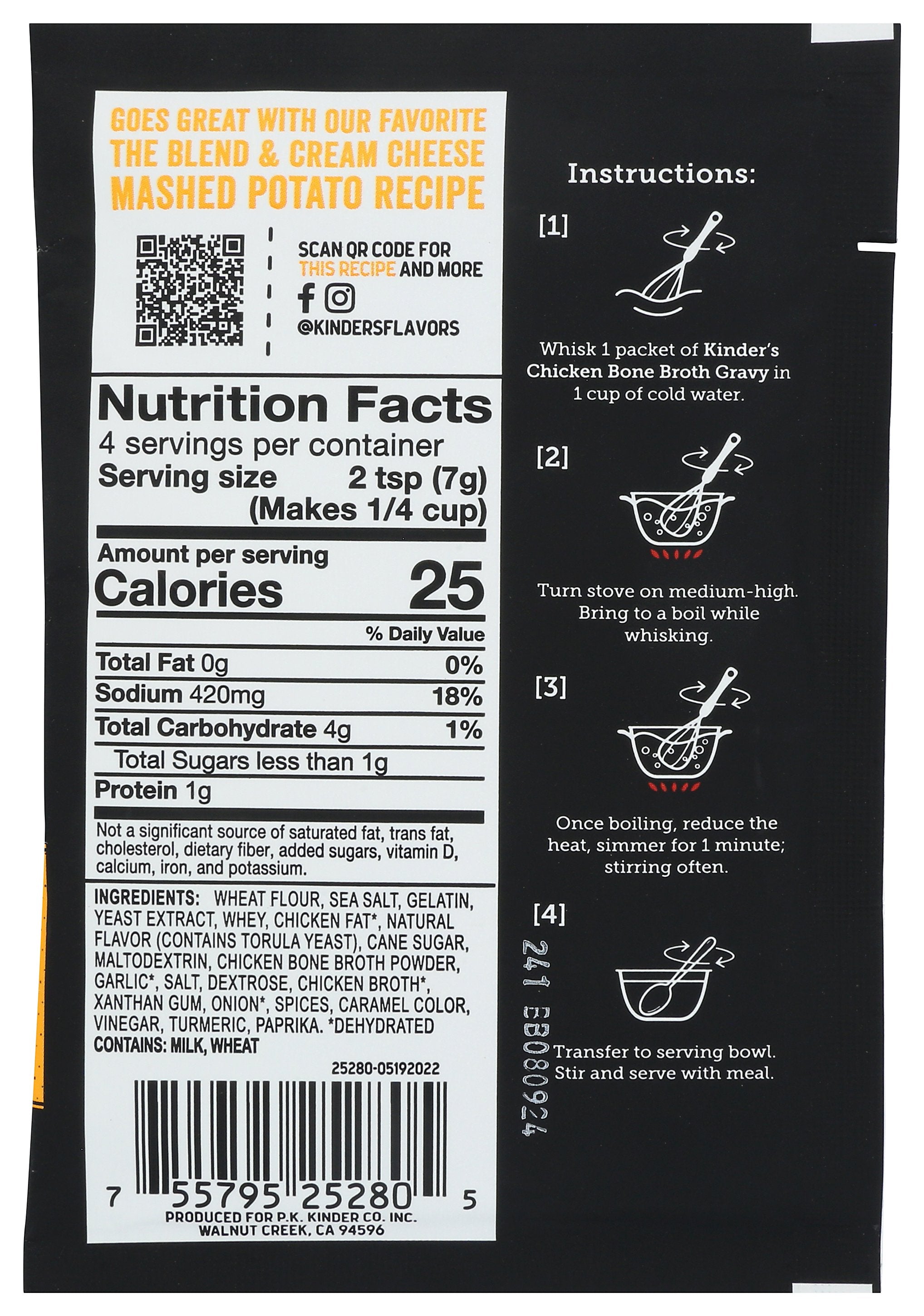 KINDERS GRAVY CHICKN BNE BRTH GLDN - Case of 15