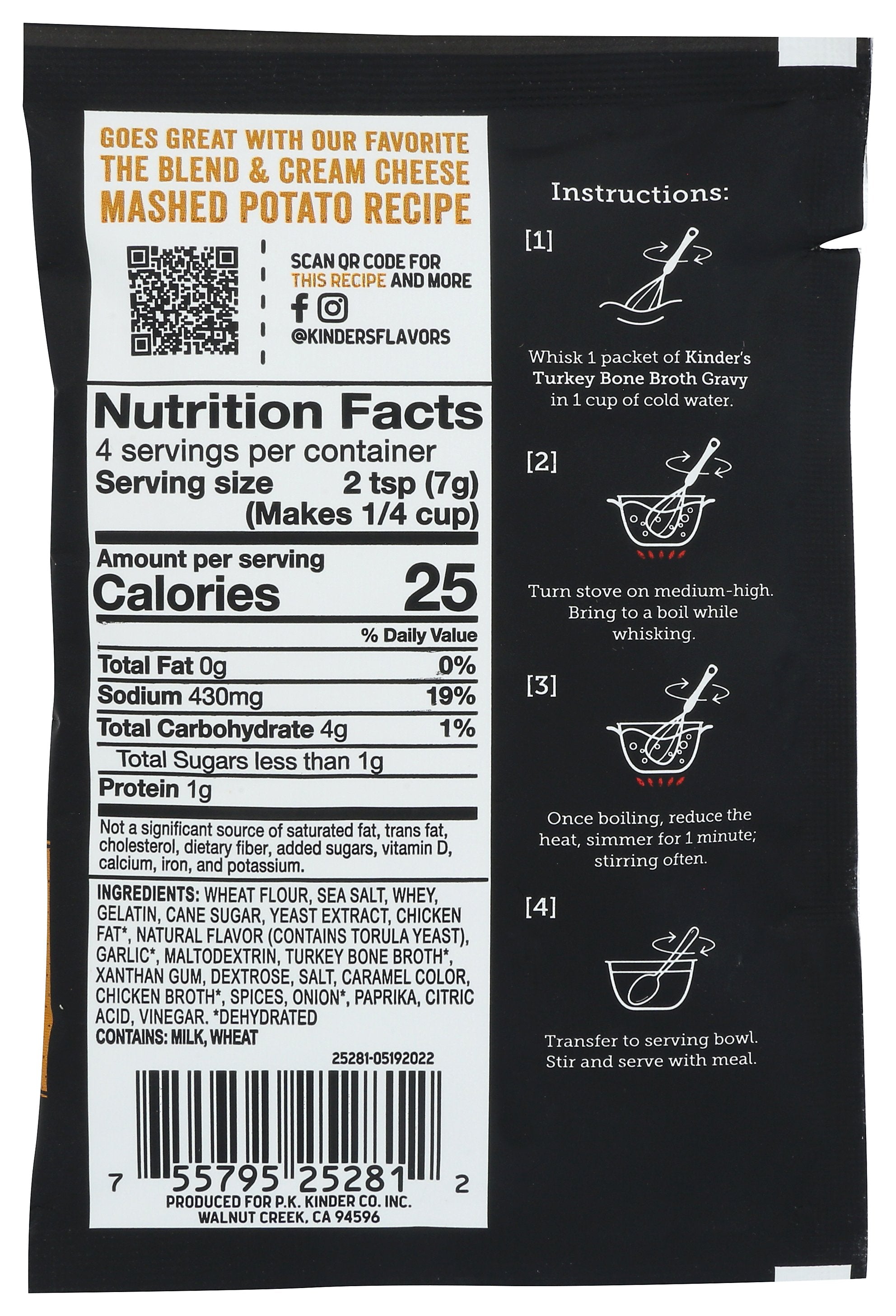 KINDERS GRAVY TURKY BNE BRTH RSTD - Case of 15