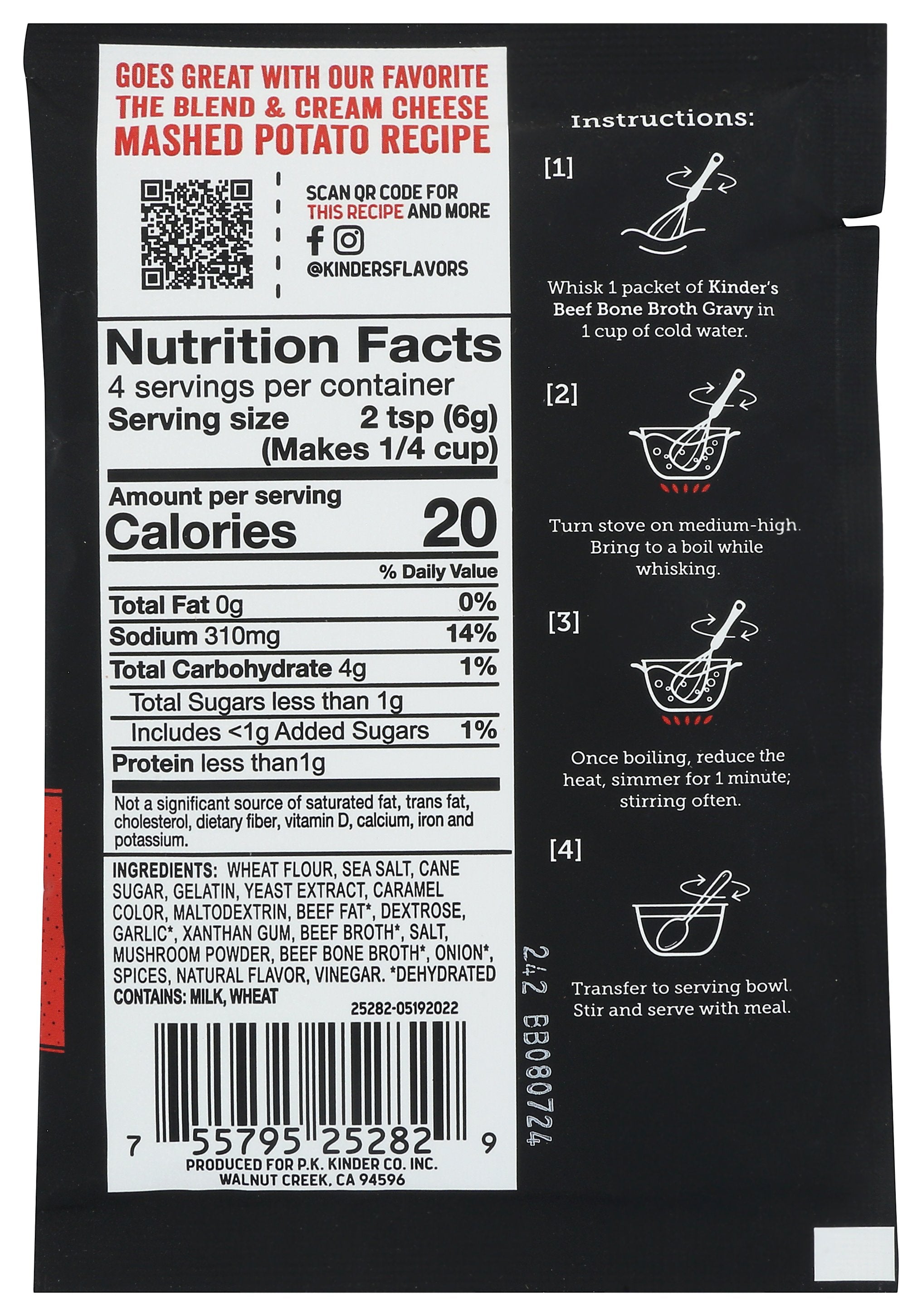 KINDERS GRAVY BEEF BNE BRTH CLASS - Case of 15