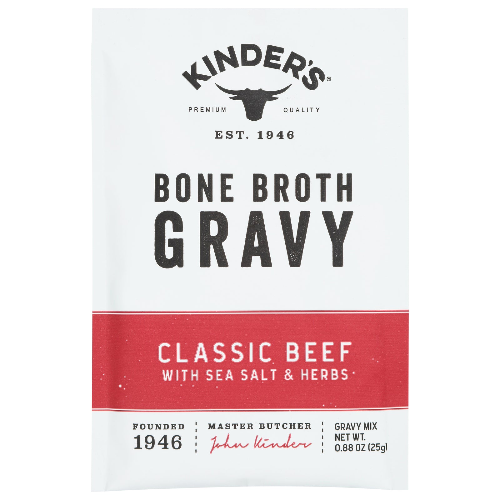 Kinder's - Gravy Mix Beef Bone Broth - CS of 15-.88 OZ