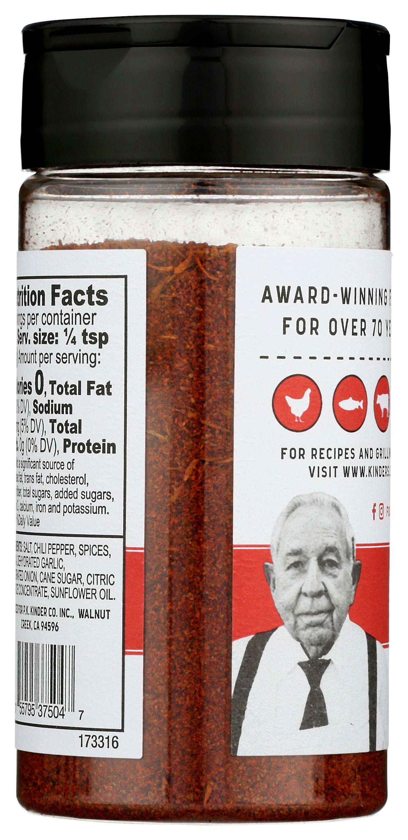 KINDERS RUB CALIS BLACKENED - Case of 6