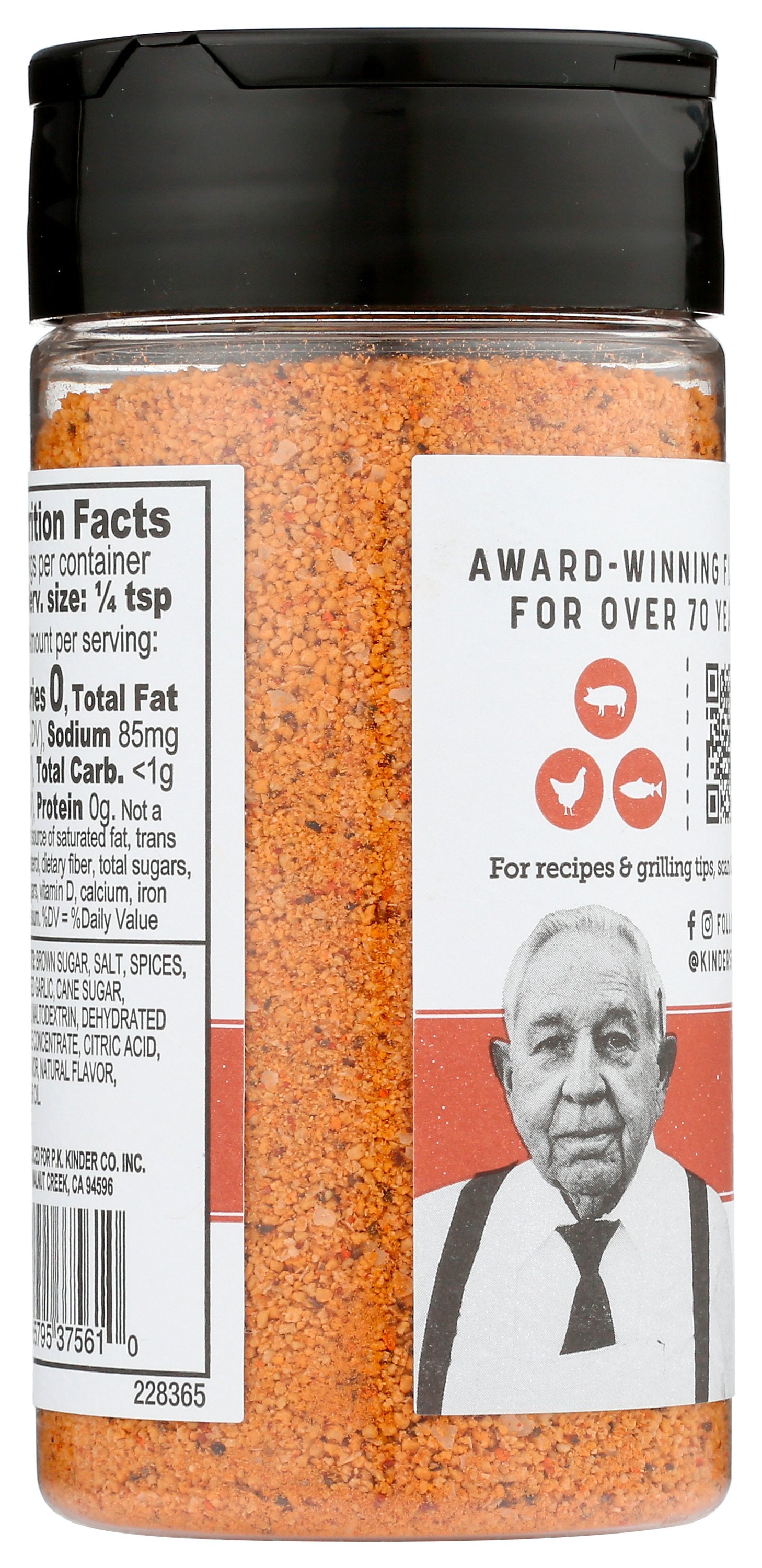 KINDERS RUB HICKORY MOLASSES - Case of 6