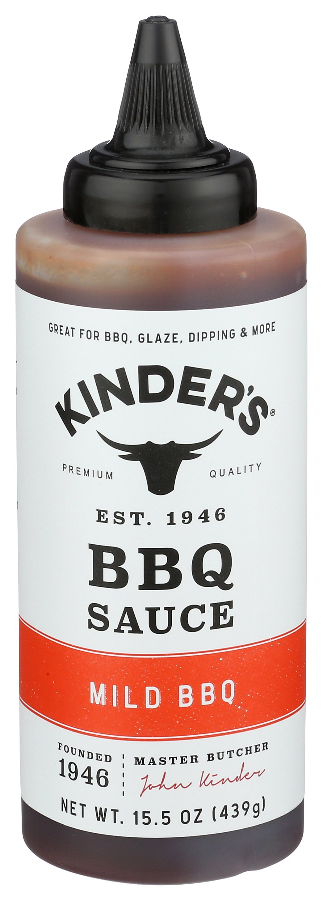 KINDERS SAUCE BBQ MILD SQZ - Case of 6