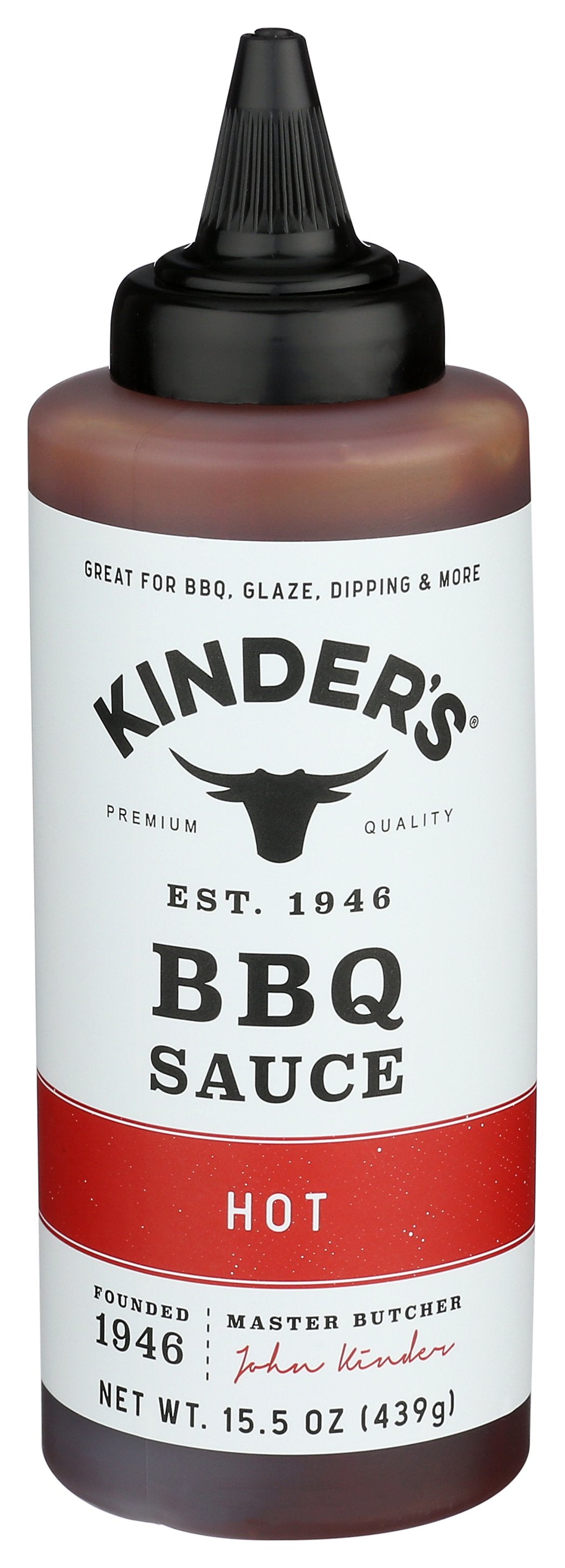 KINDERS SAUCE BBQ HOT SQZ - Case of 6