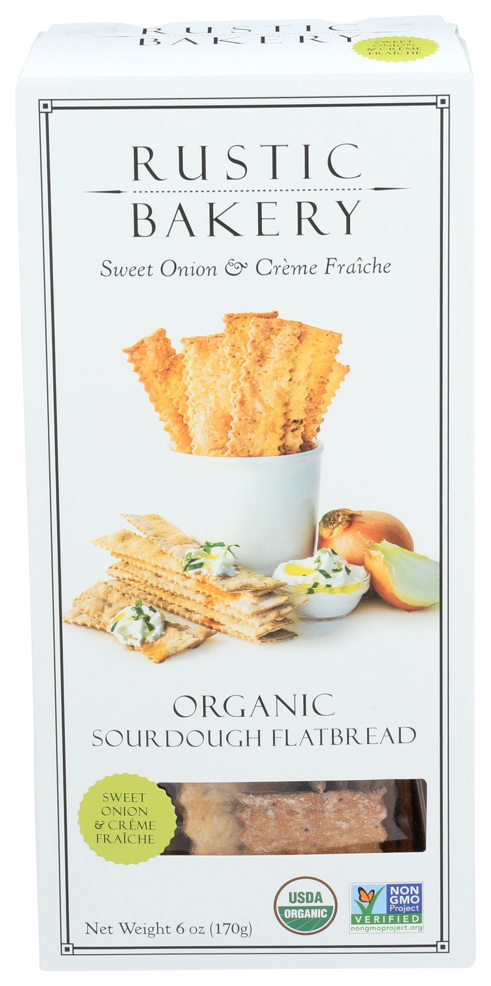 RUSTIC BAKERY FLATBREAD SWT ONION CREME - Case of 12