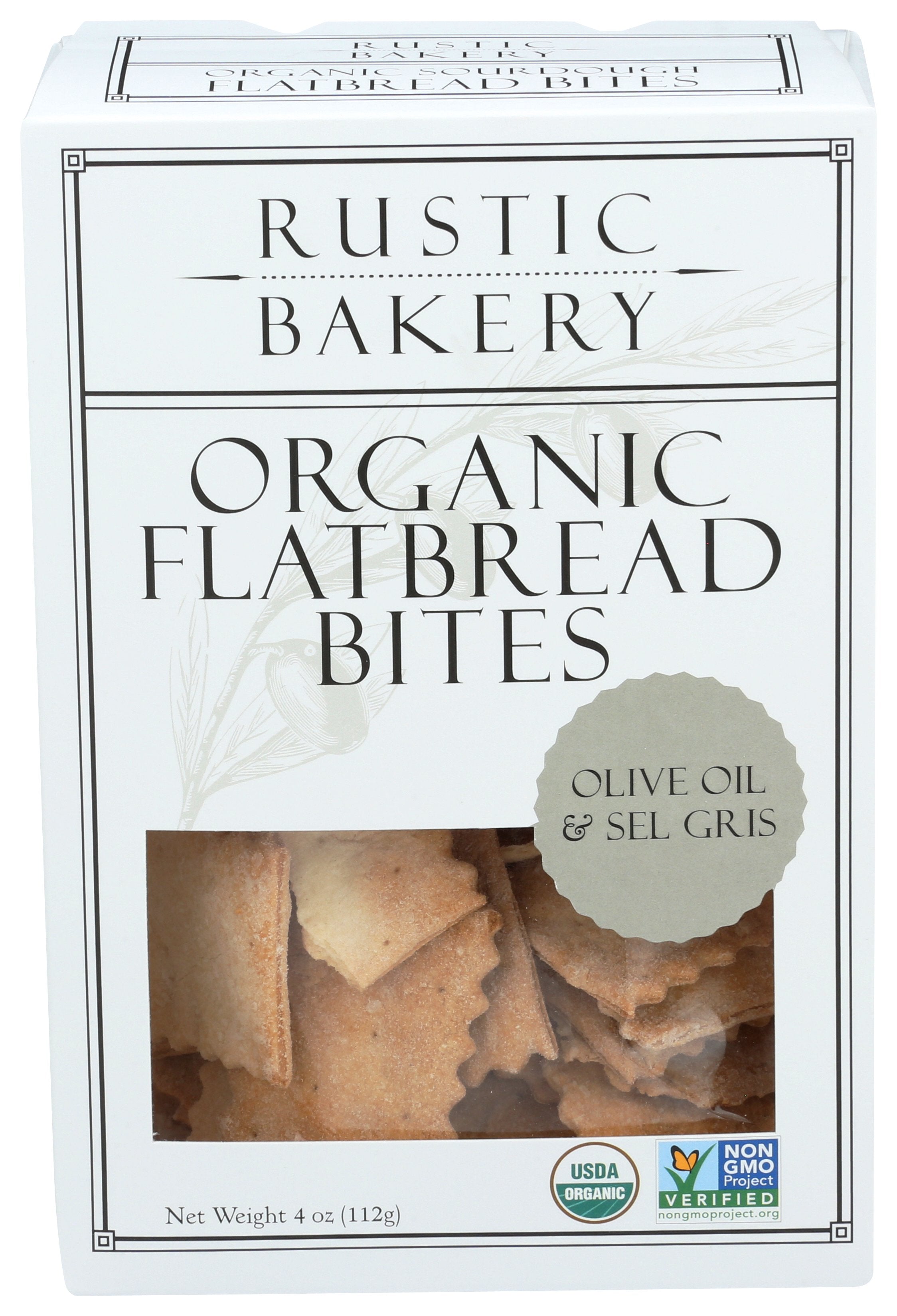 RUSTIC BAKERY FLATBREAD BITE OLV OIL - Case of 12