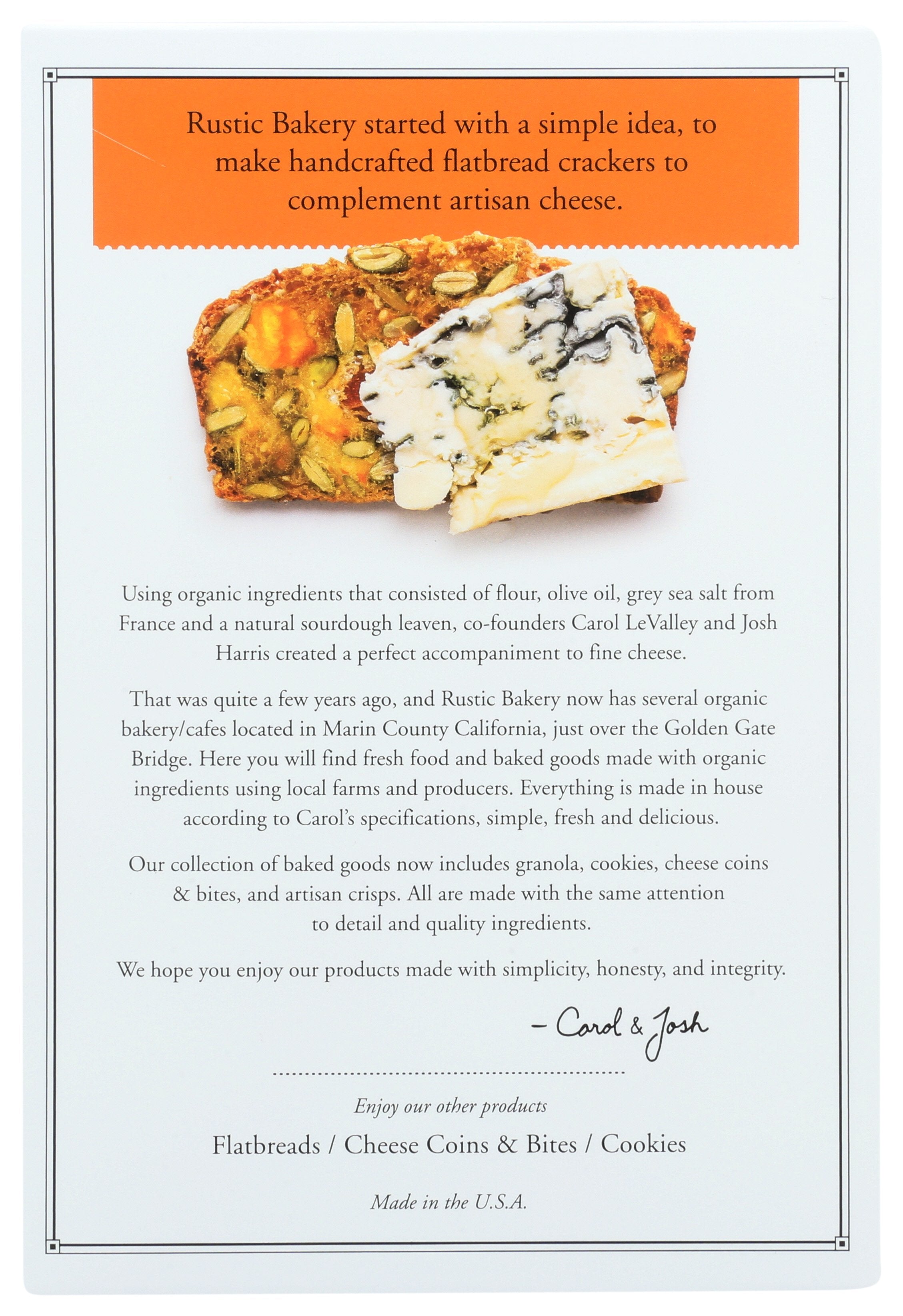 RUSTIC BAKERY CRISPS APRICOT PISTACHIO - Case of 12