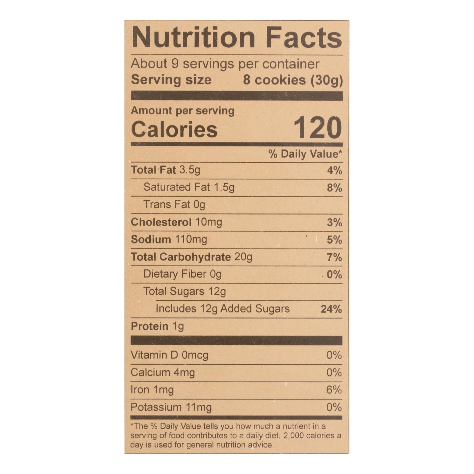 Deweys Bakery Moravian Style Triple Ginger Cookie Thins - Case of 6 - 9 OZ