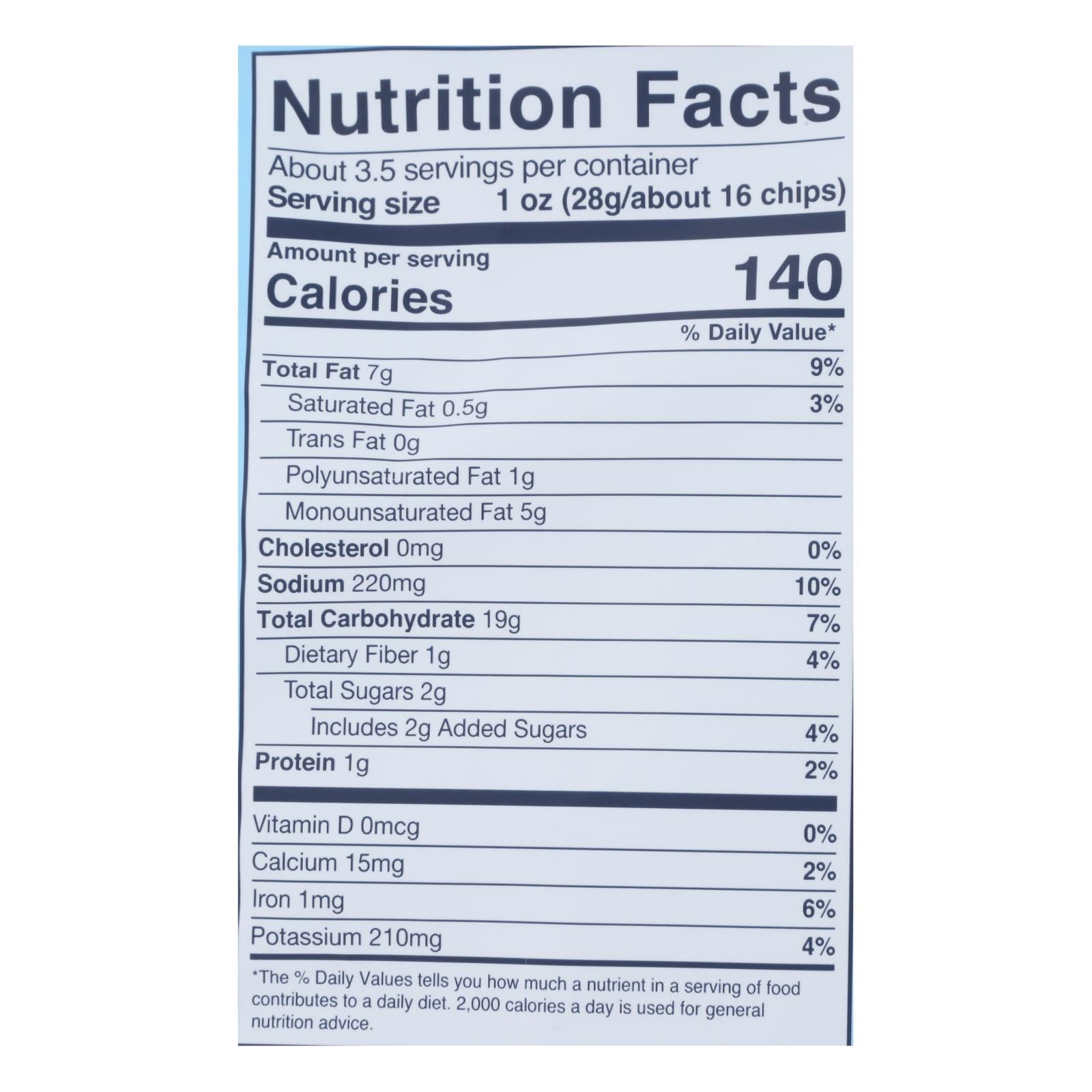 Simply 7 - Chips Quinoa Barbeque - Case Of 8-3.5 Oz