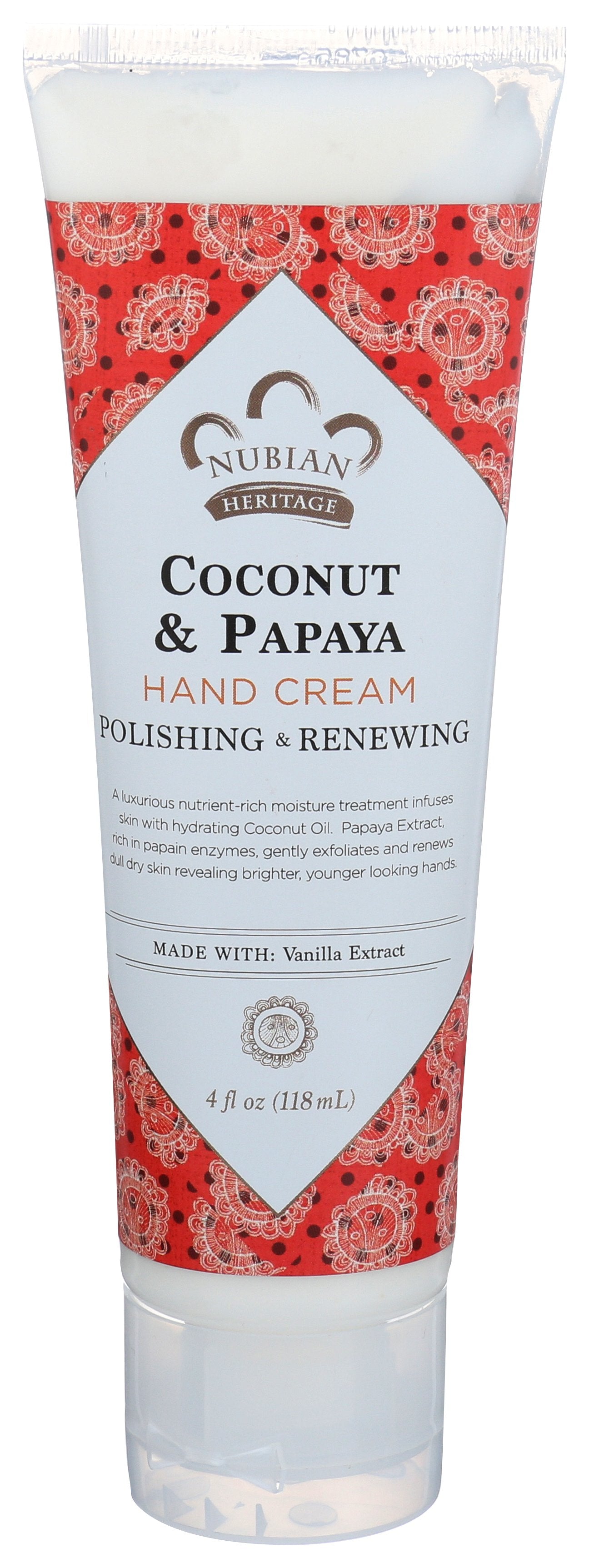 NUBIAN HERITAGE HAND CRM COCONUT PAPAYA - Case of 3