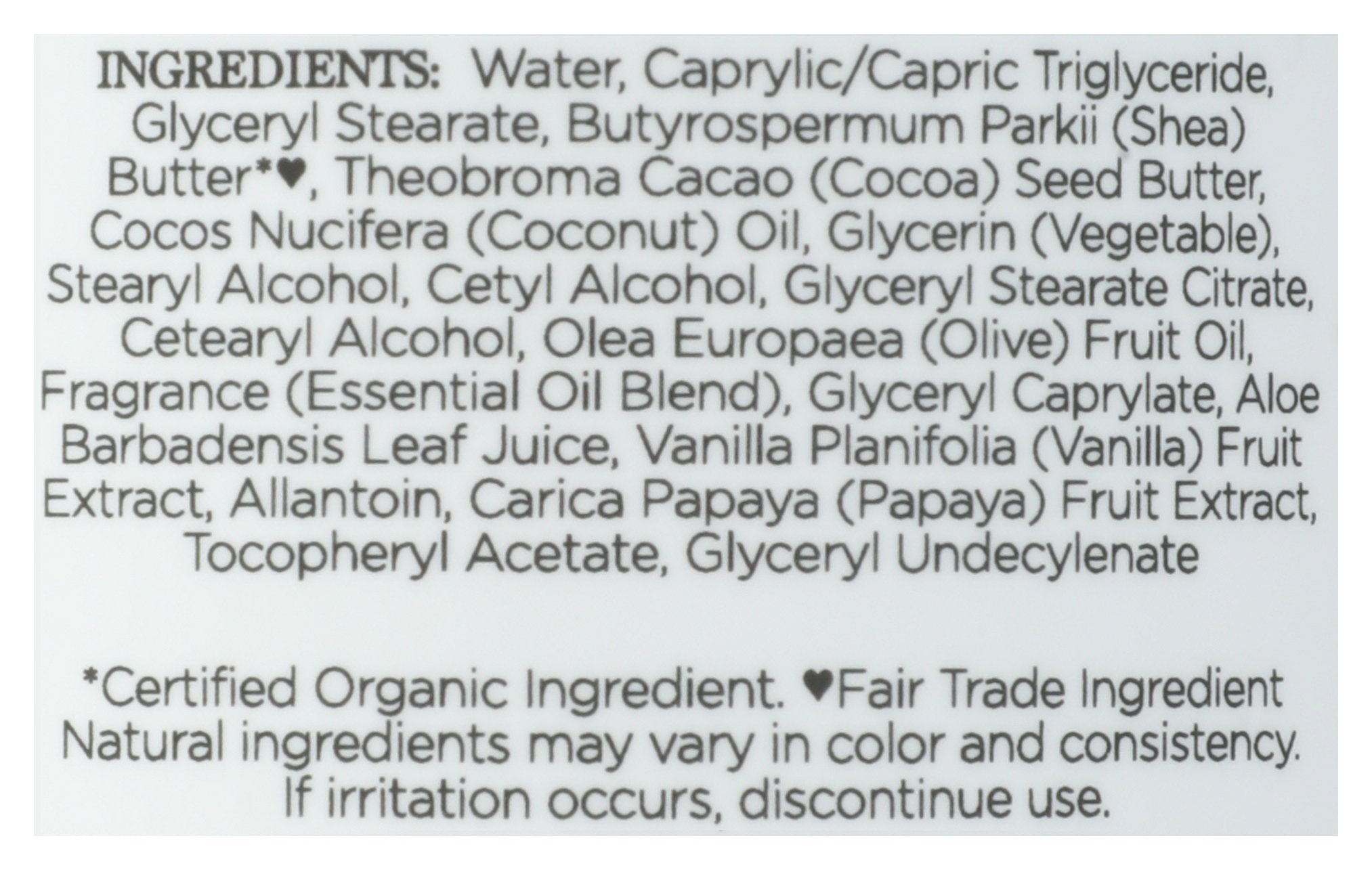 NUBIAN HERITAGE LOTION BODY CCNUT&PAPAYA - Case of 3