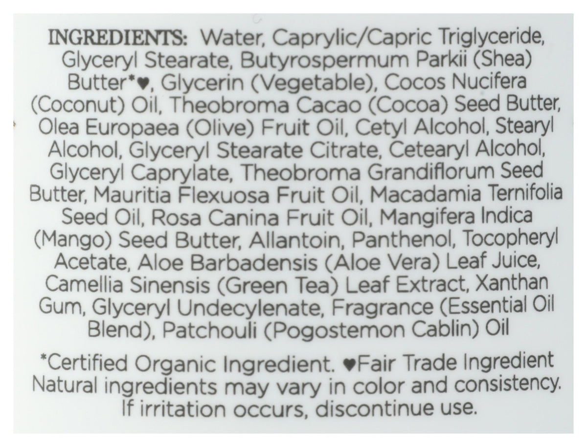 NUBIAN HERITAGE LOTION BODY PATCHOULI - Case of 3
