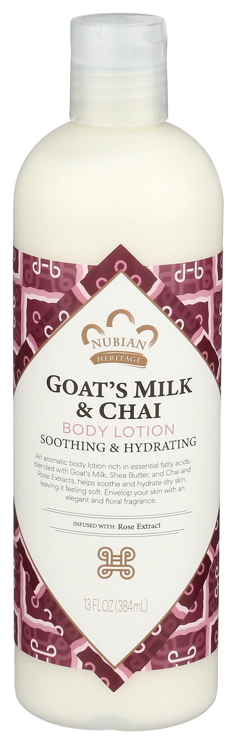 NUBIAN HERITAGE LOTION BODY GOAT MILK&CHA - Case of 3