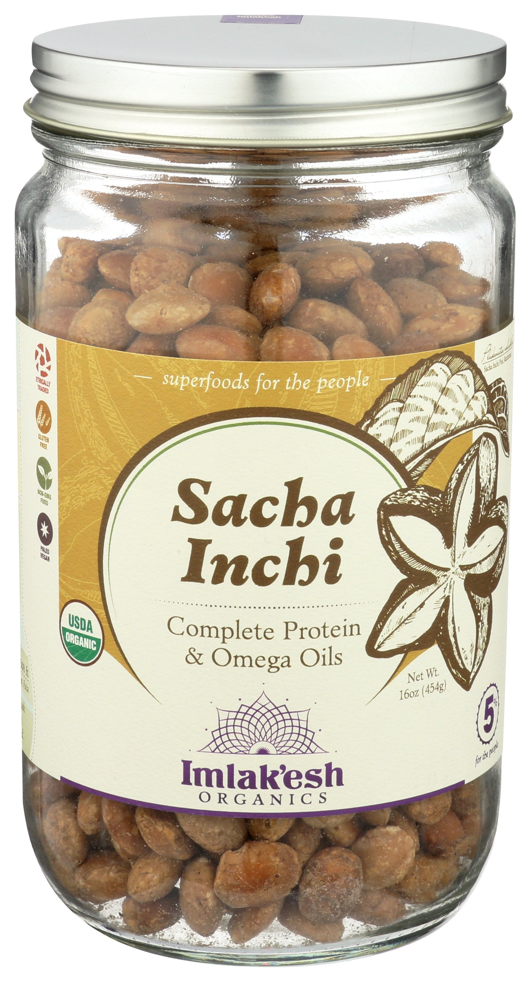 IMLAKESH ORGANICS SEEDS SACHA INCHI WLD HRV - Case of 6