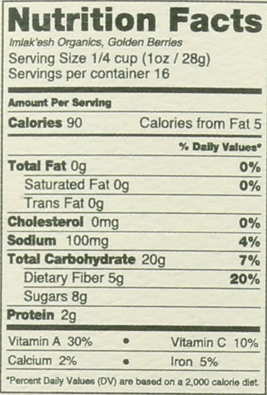 IMLAKESH ORGANICS BERRY GOLDEN ORG RAW - Case of 6