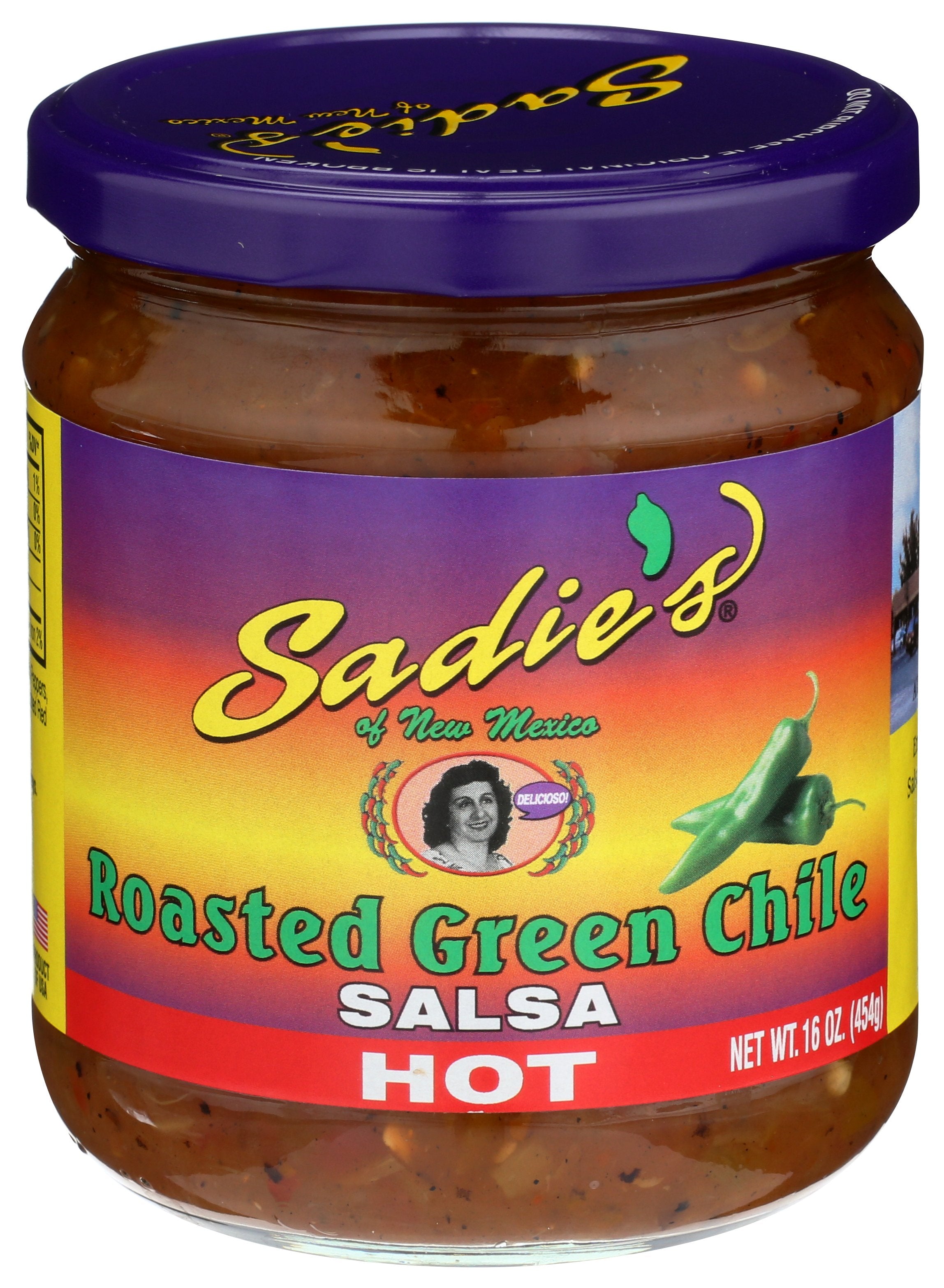 SADIE SALSA HOT RSTD GRN CHILE - Case of 12