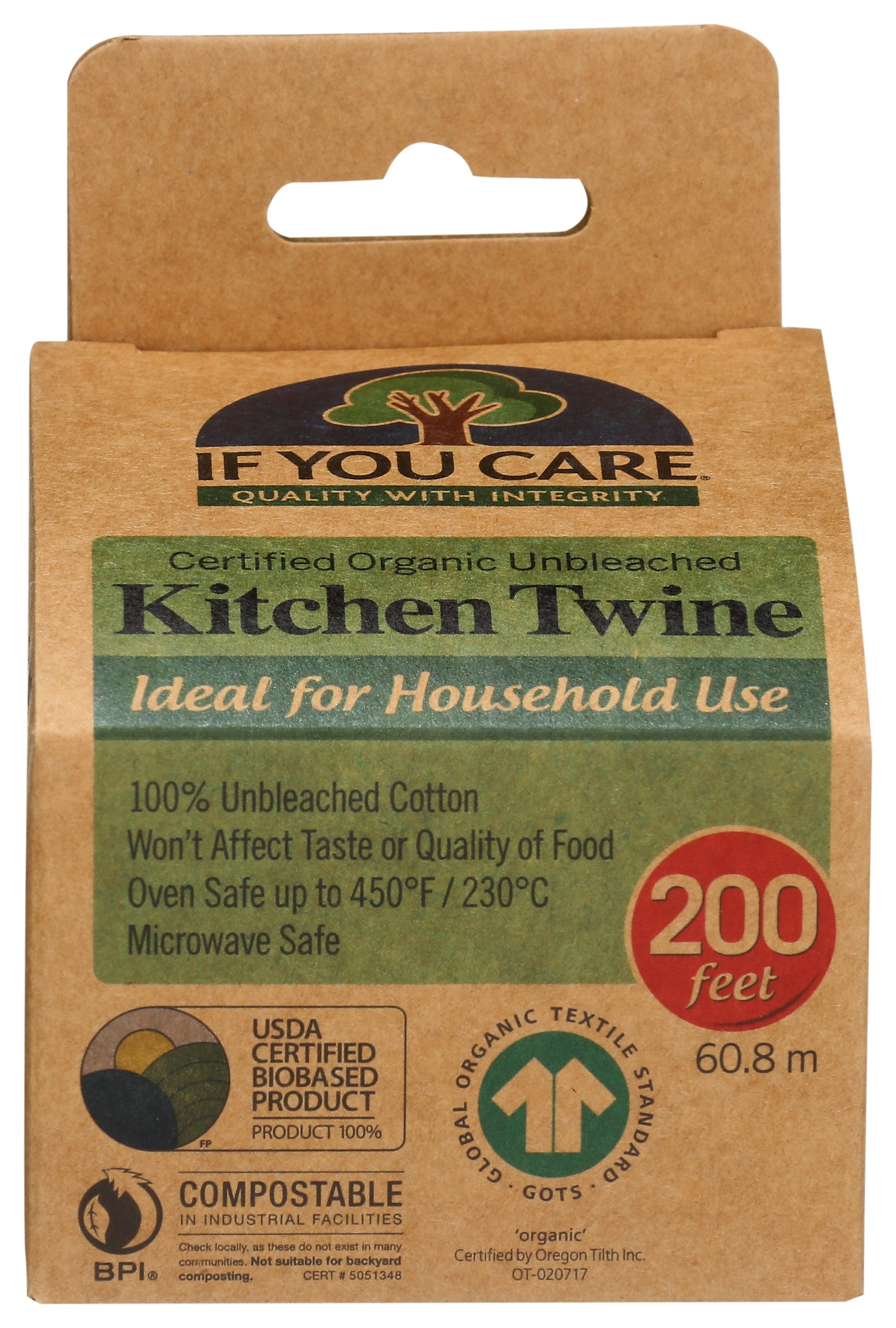 IF YOU CARE TWINE COOKING NTRL 200FT - Case of 24