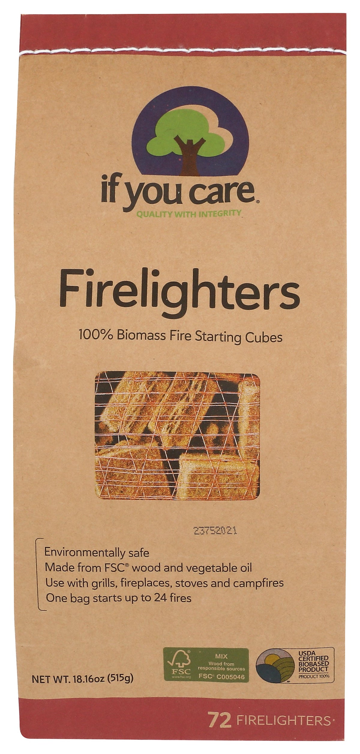 IF YOU CARE FSC FIRELIGHTER - Case of 12