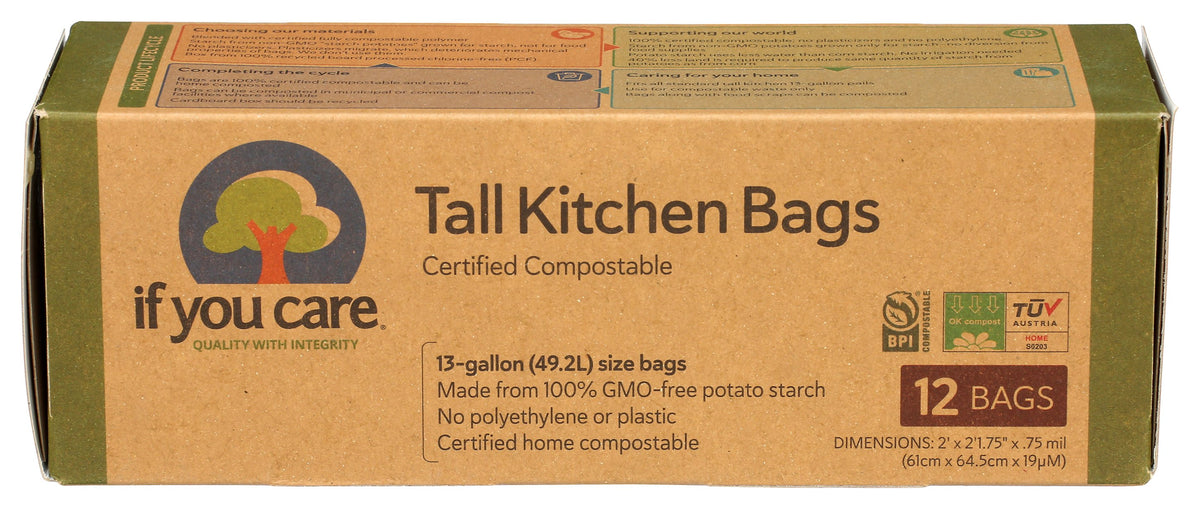 IF YOU CARE BAG KTCHN 13GAL TALL CMPSTBLE