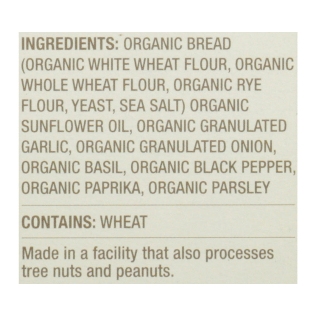 Olivia's - Croutons Garl & Herb - Case of 6 - 4.5 OZ