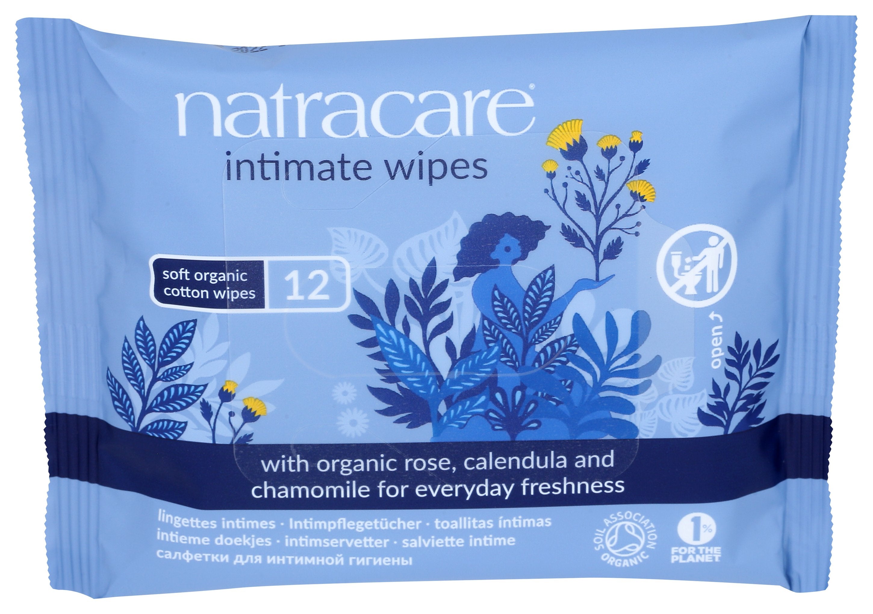 NATRACARE WIPE ORG COTTON INTIMATE - Case of 3