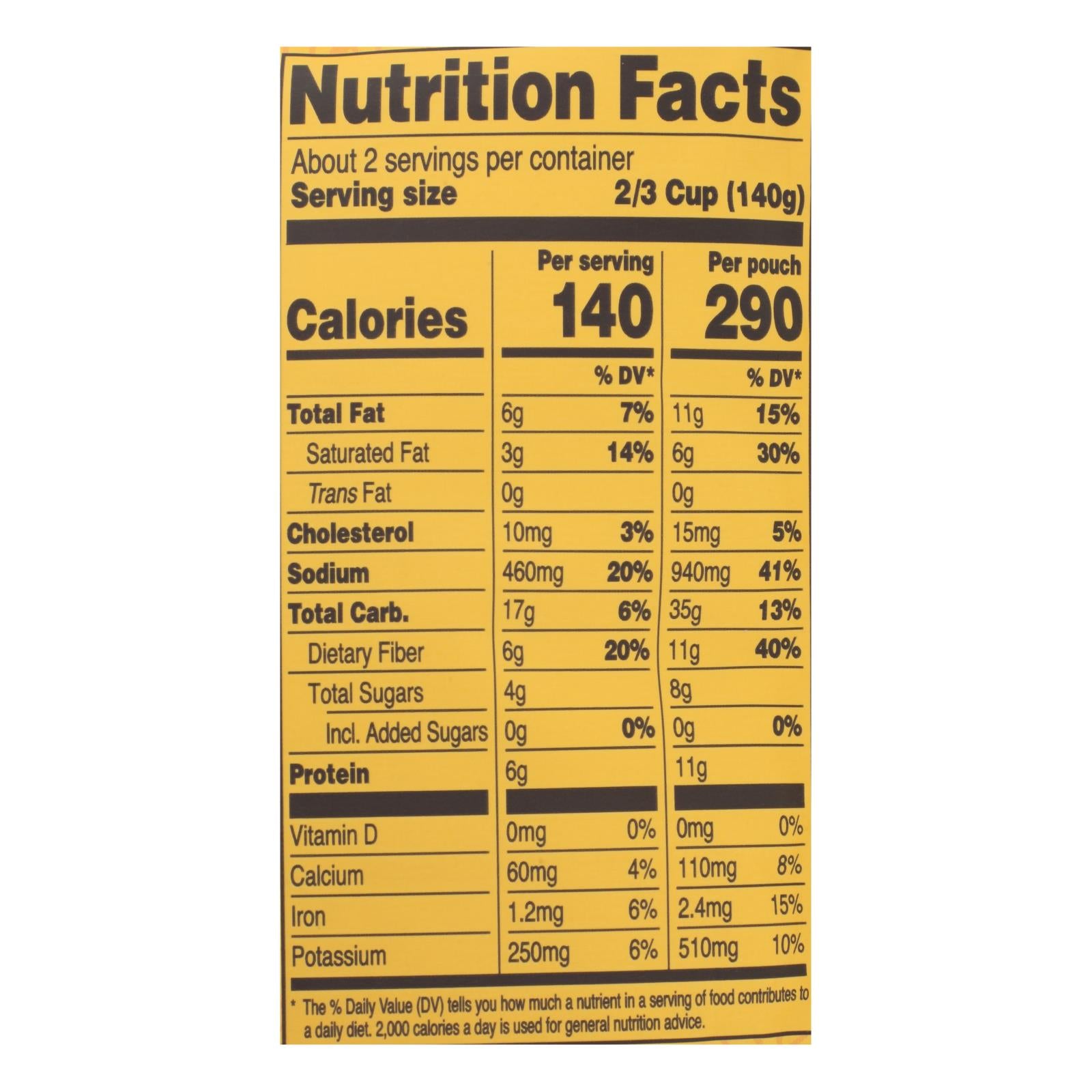 Tasty Bite Entree - Indian Cuisine - Madras Lentils - 10 Oz - Case Of 6