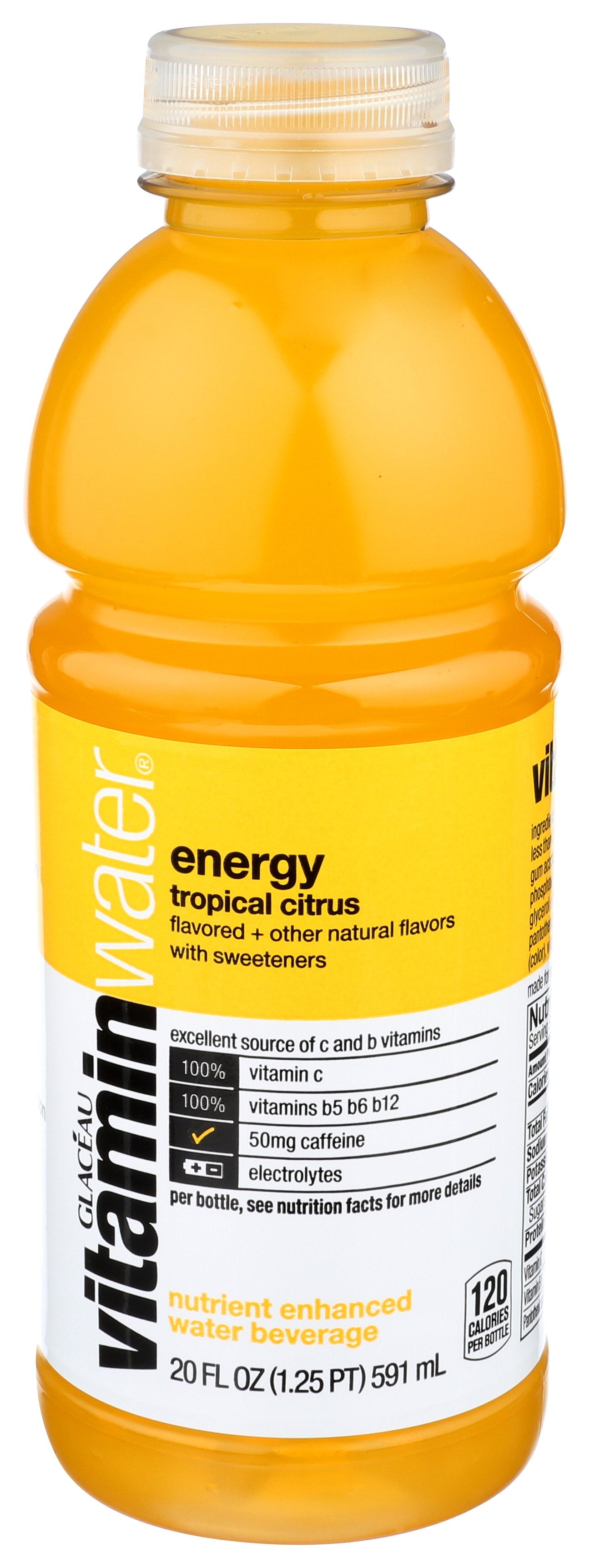 VITAMIN WATER WATER TROPICAL CITRUS - Case of 12