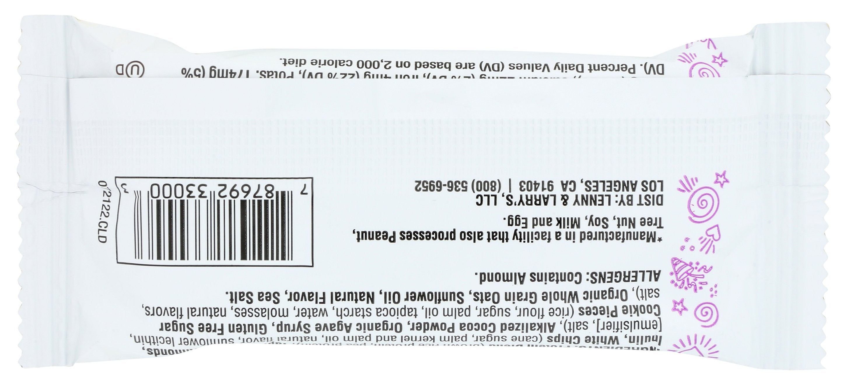 LENNY & LARRYS BAR COOKIES N CREME - Case of 9