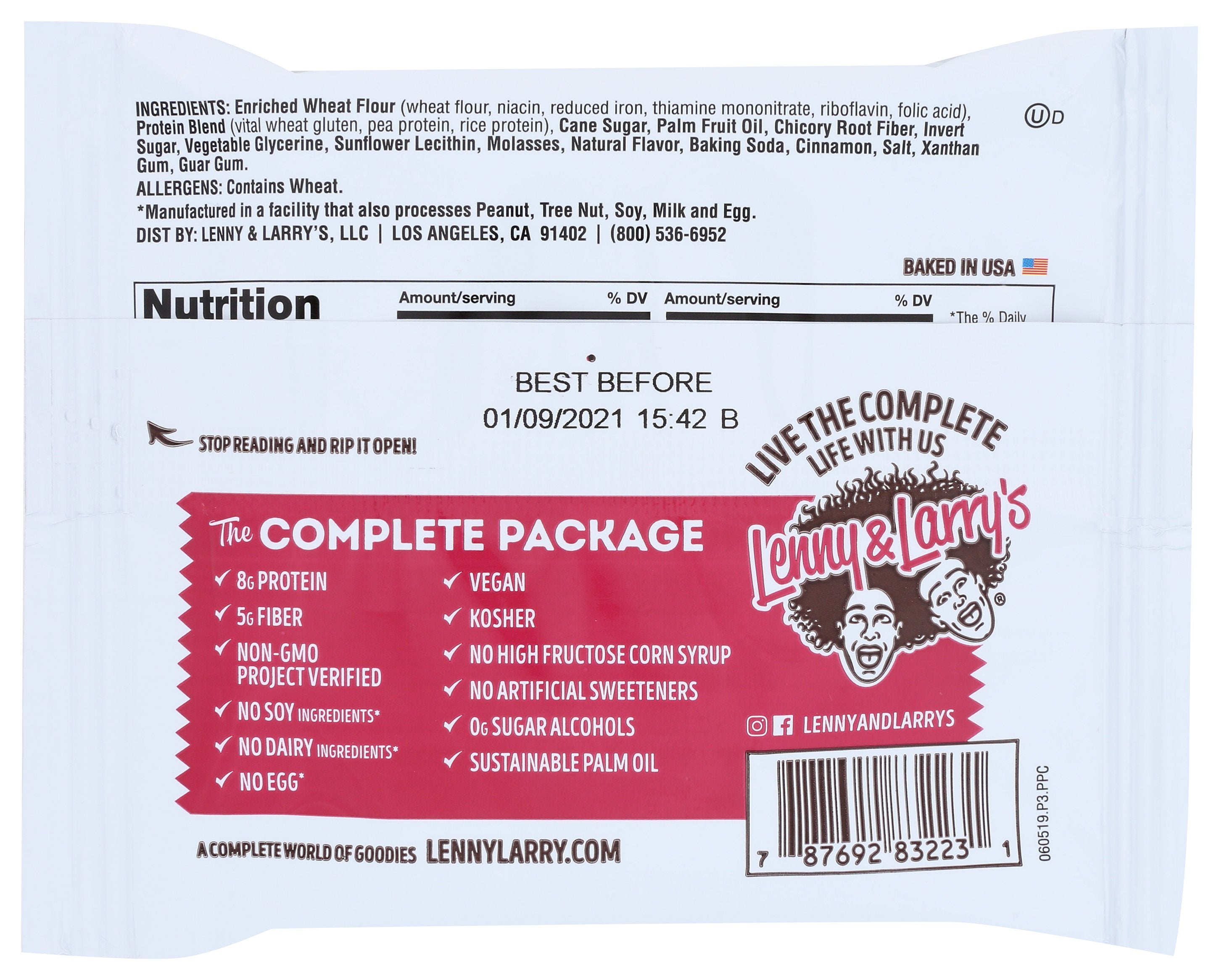 LENNY & LARRYS COOKIE SNICKERDOODLE - Case of 12