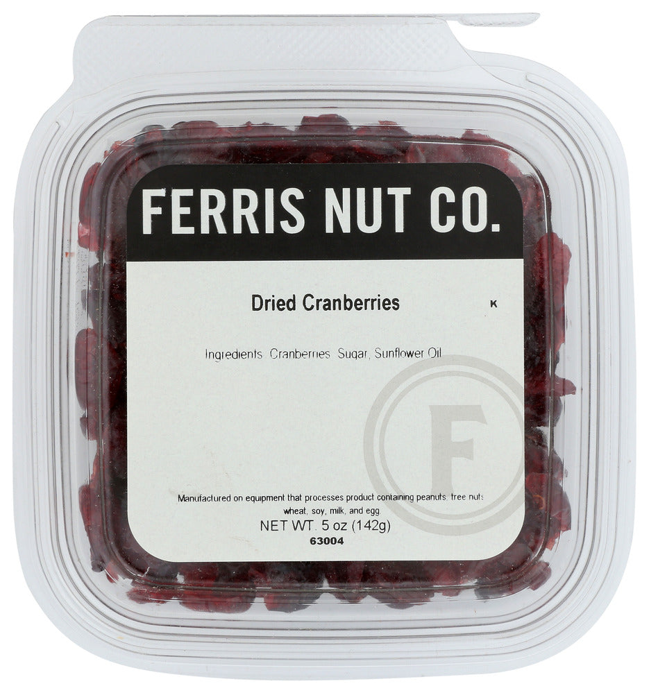 Ferris Nut Co. Dried Cranberries - Case of 12 - 5 oz
