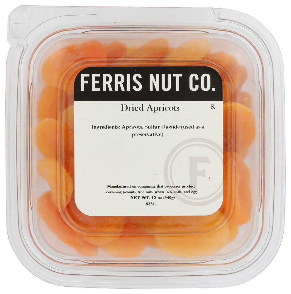 Ferris Nut Co. Dried Apricots - Case of 12 - 12 oz