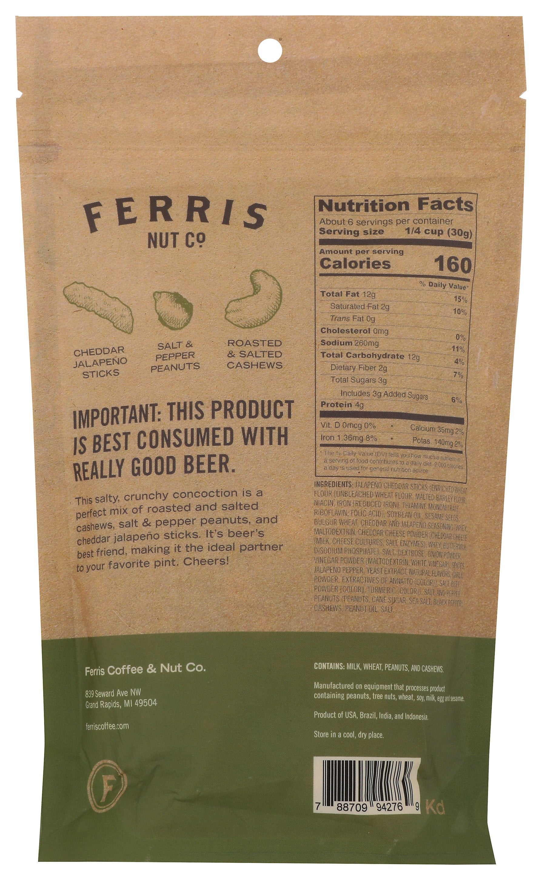 FERRIS EB TRAIL CHDDR JLPN CRFT MIX - Case of 12