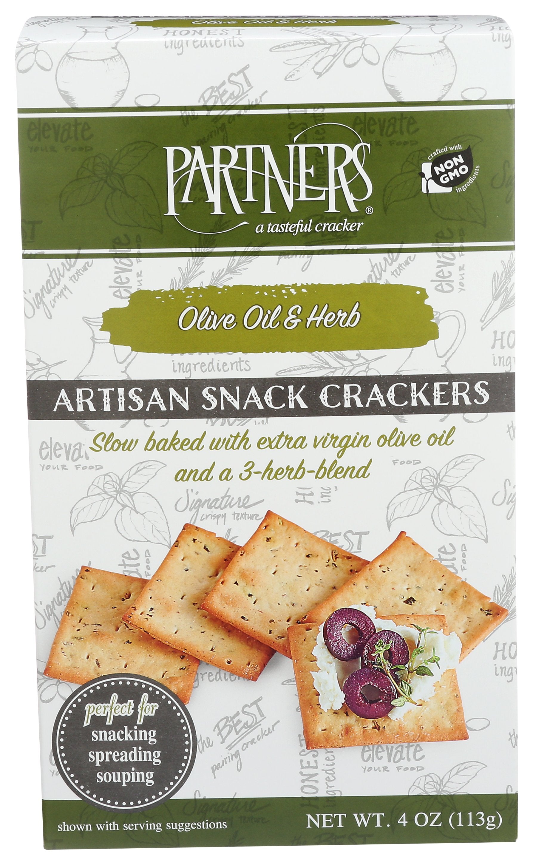 PARTNERS CRACKER OOVL & HERB - Case of 6
