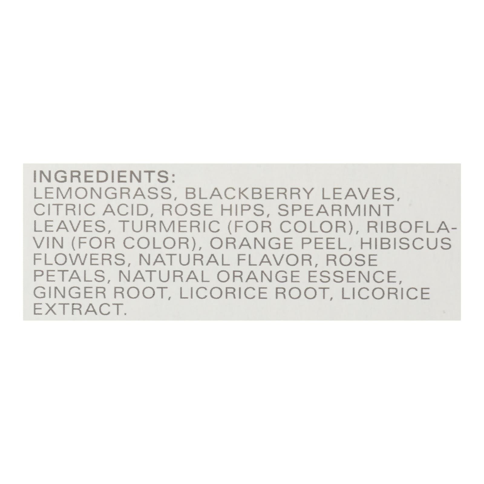 Tazo Tea Herbal Tea - Wild Sweet Orange - Case Of 6 - 20 Bag