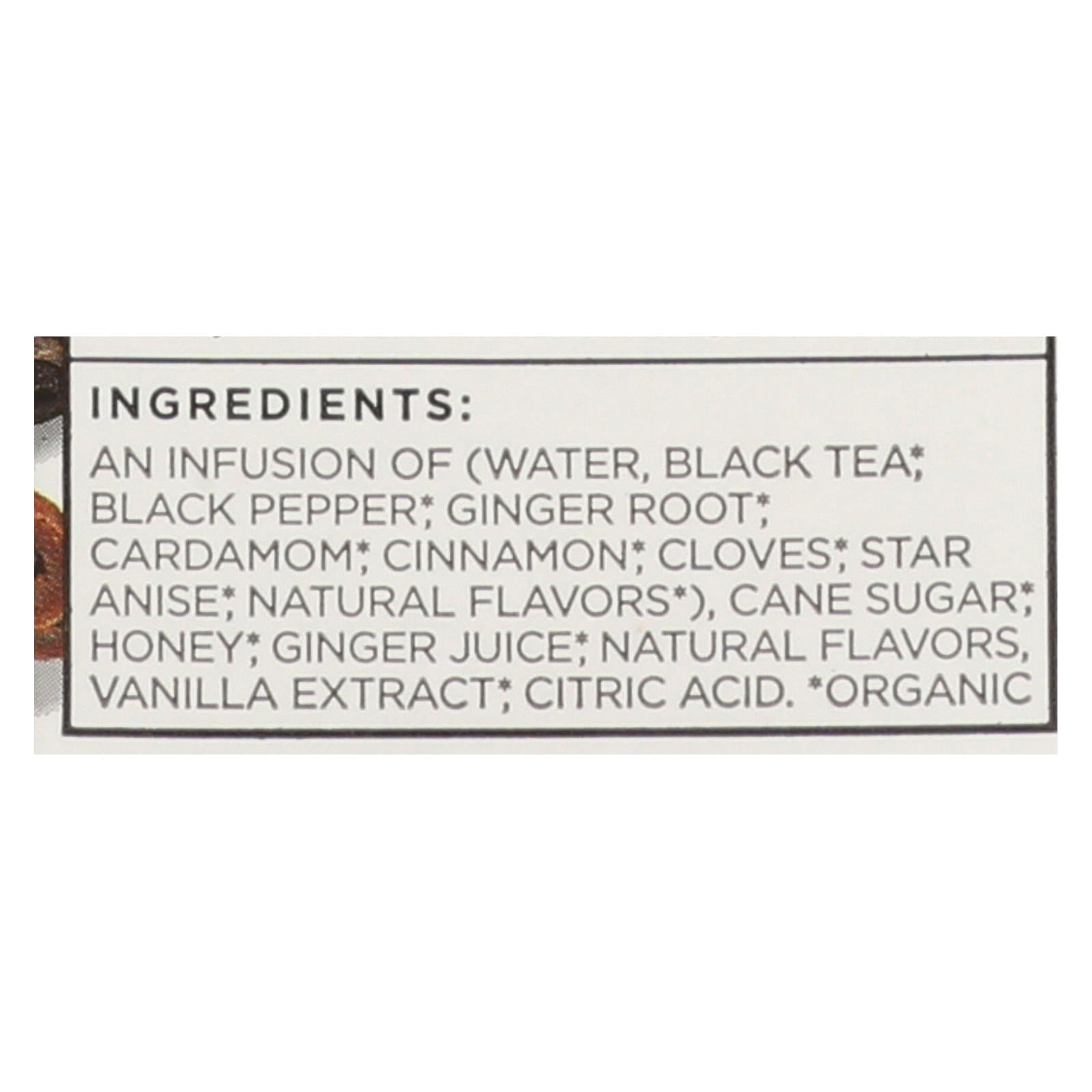 Tazo Tea Organic Tea - Chai Latte - Case of 6 - 32 fl oz