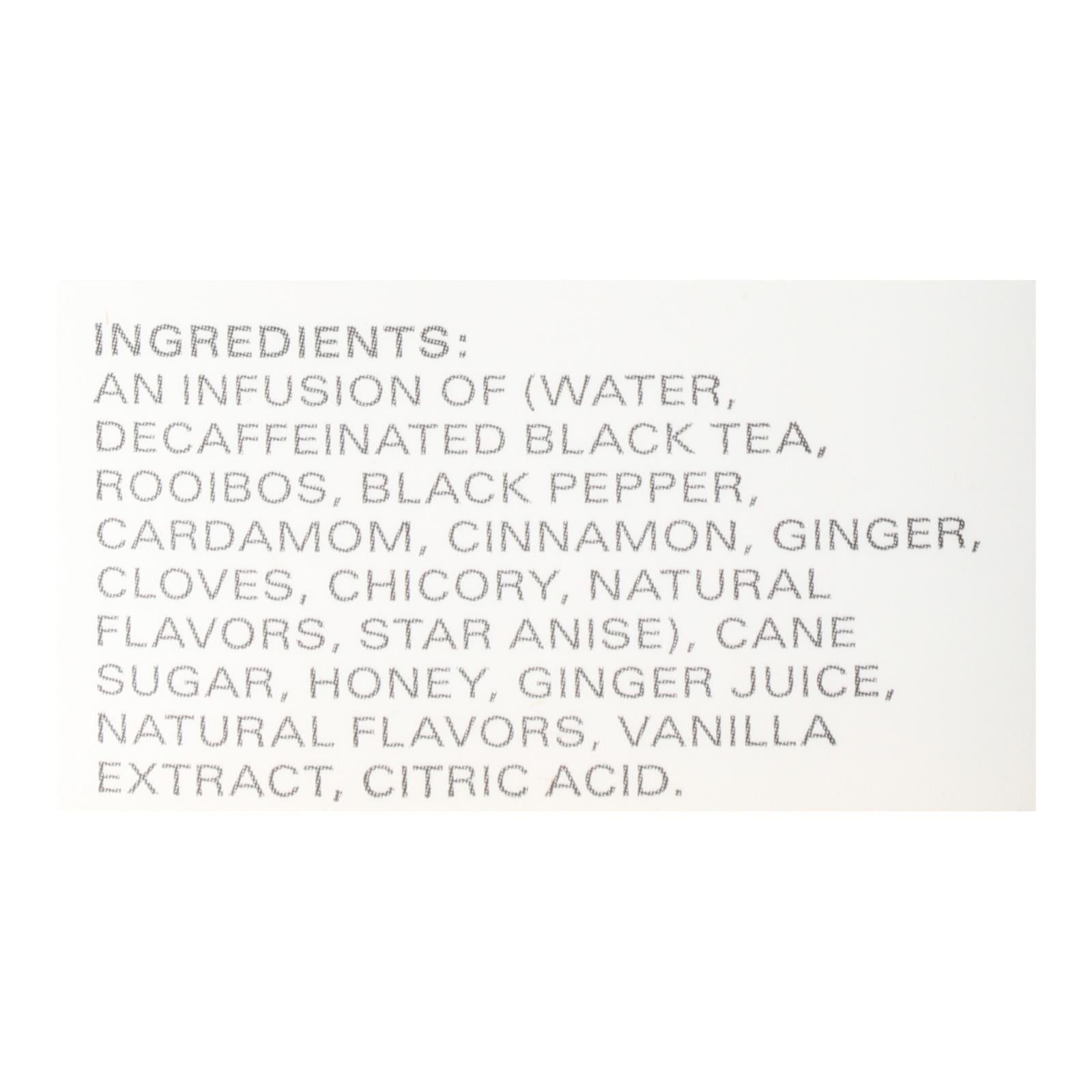 Tazo Tea Decaf Tea - Chai Latte - Case of 6 - 32 fl oz