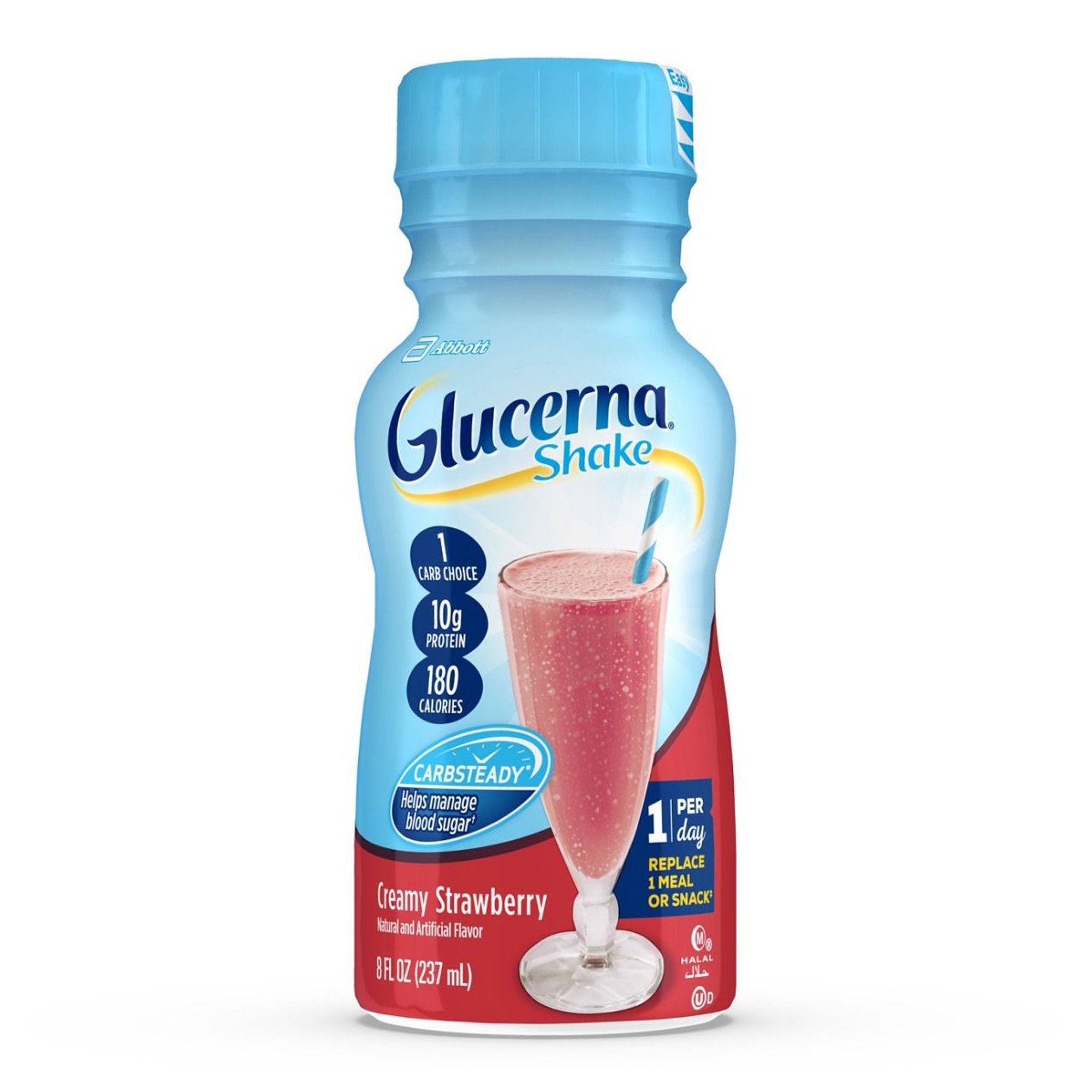 Abbott Nutrition - Oral Supplement Glucerna® Original Shake Creamy Strawberry Flavor Liquid 8 oz. Bottle [1/EA]