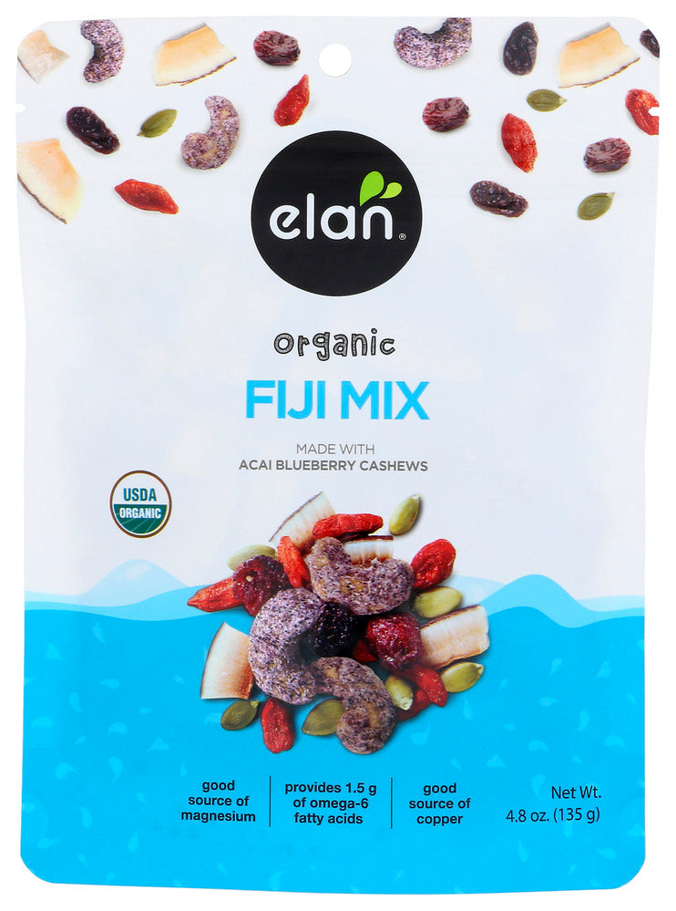 Elan Trail Mix Fiji Organic - Case of 8 - 4.8 OZ