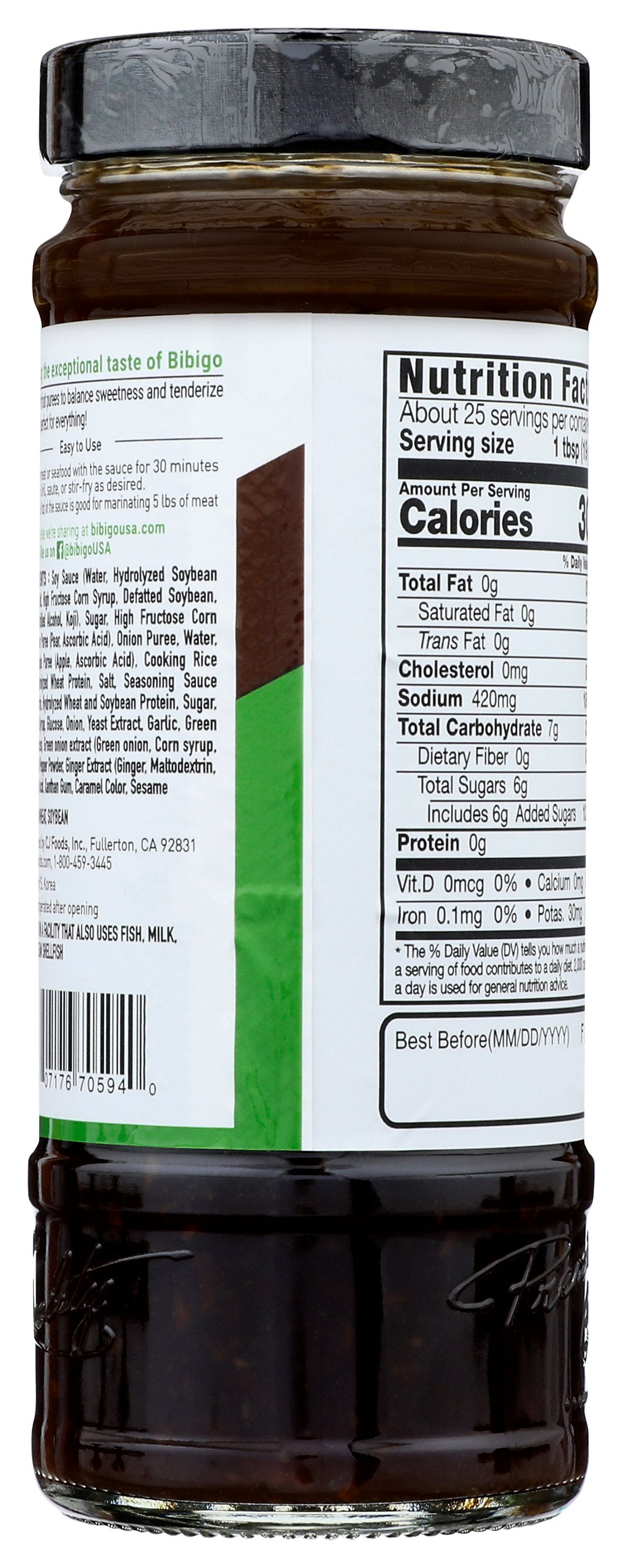 BIBIGO SAUCE BBQ ORGNL KOREAN - Case of 6