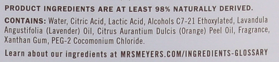 MRS MEYERS CLEAN DAY TOILET BOWL CLNR LAVENDE - Case of 6