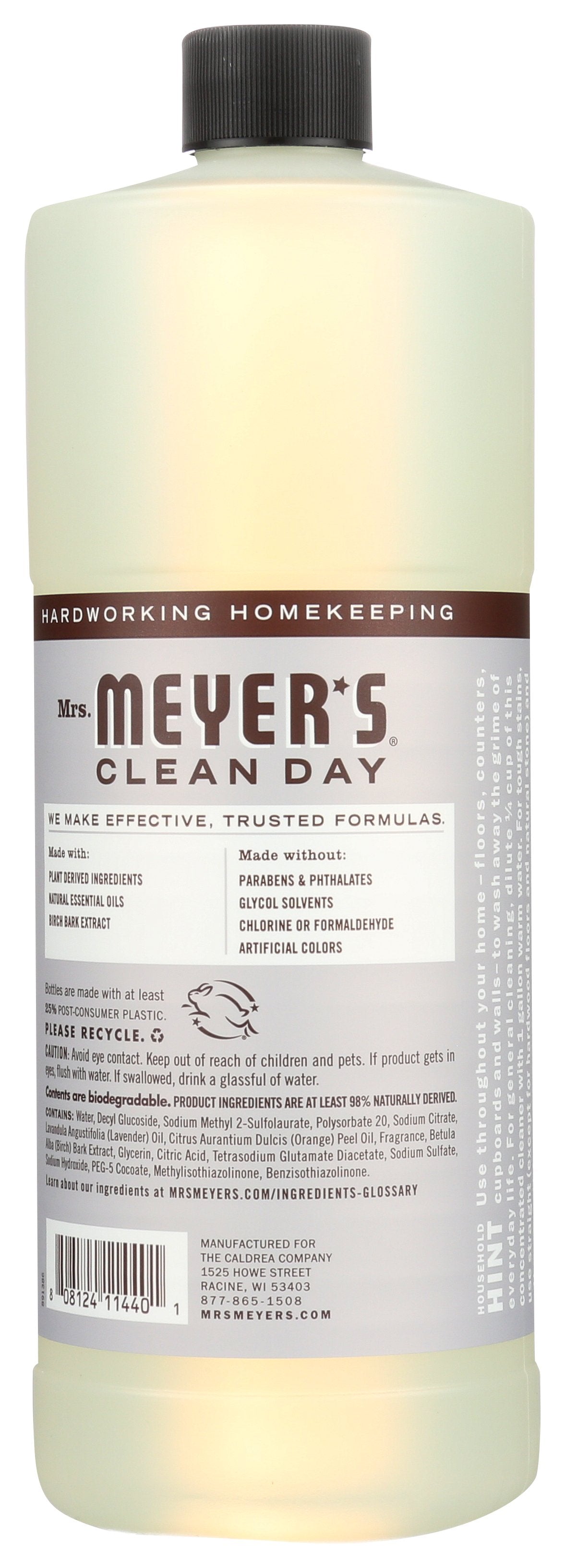 MRS MEYERS CLEAN DAY MULTI CLNR CONCENTRATED - Case of 6