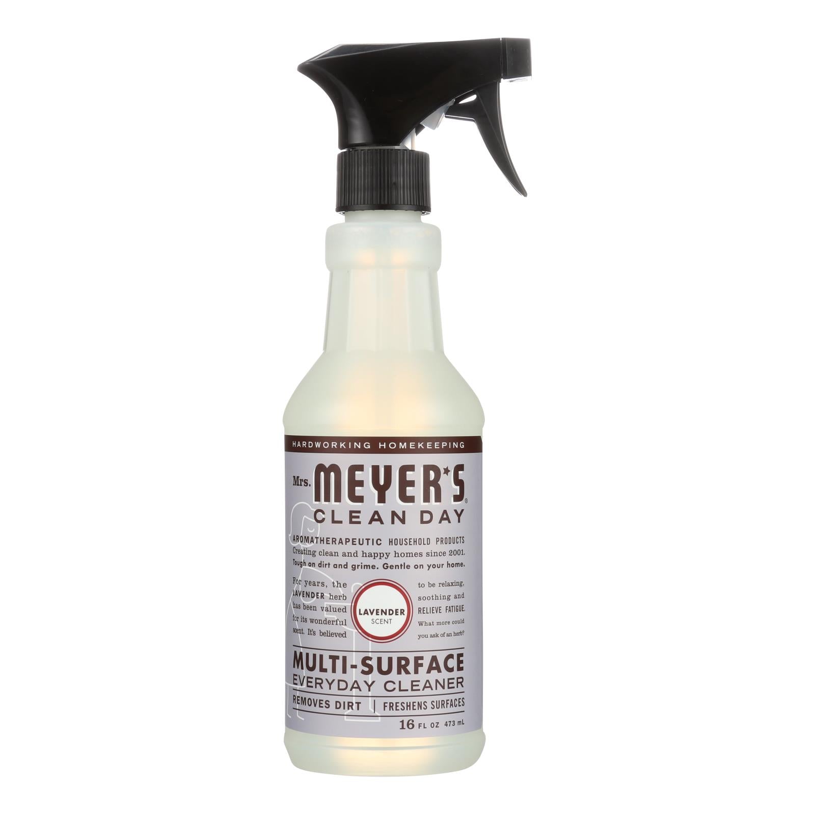 Mrs. Meyer's Clean Day - Multi-surface Everyday Cleaner - Lavender - 16 Fl Oz - Case Of 6