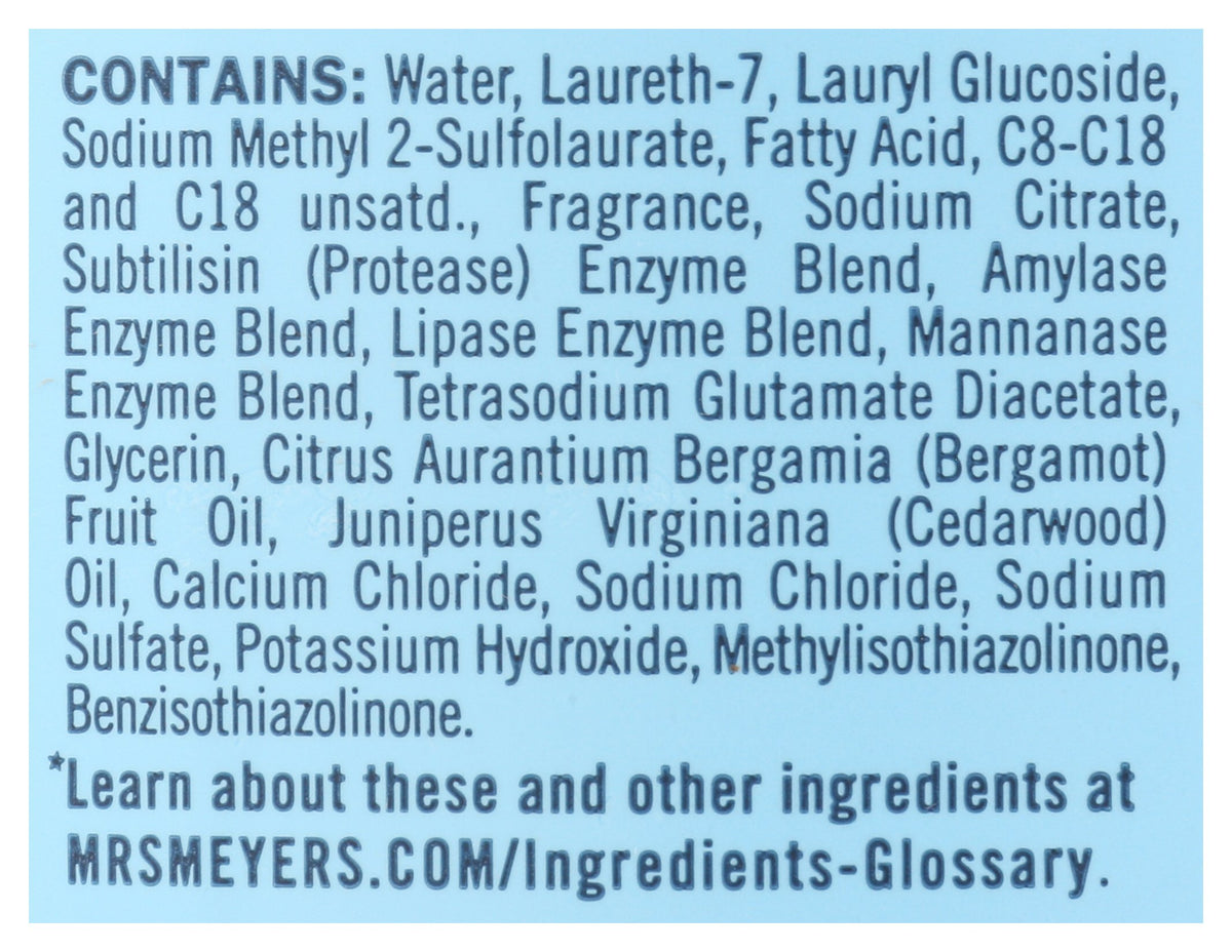 MRS MEYERS CLEAN DAY DETERGENT LAUNDRY RAINWT